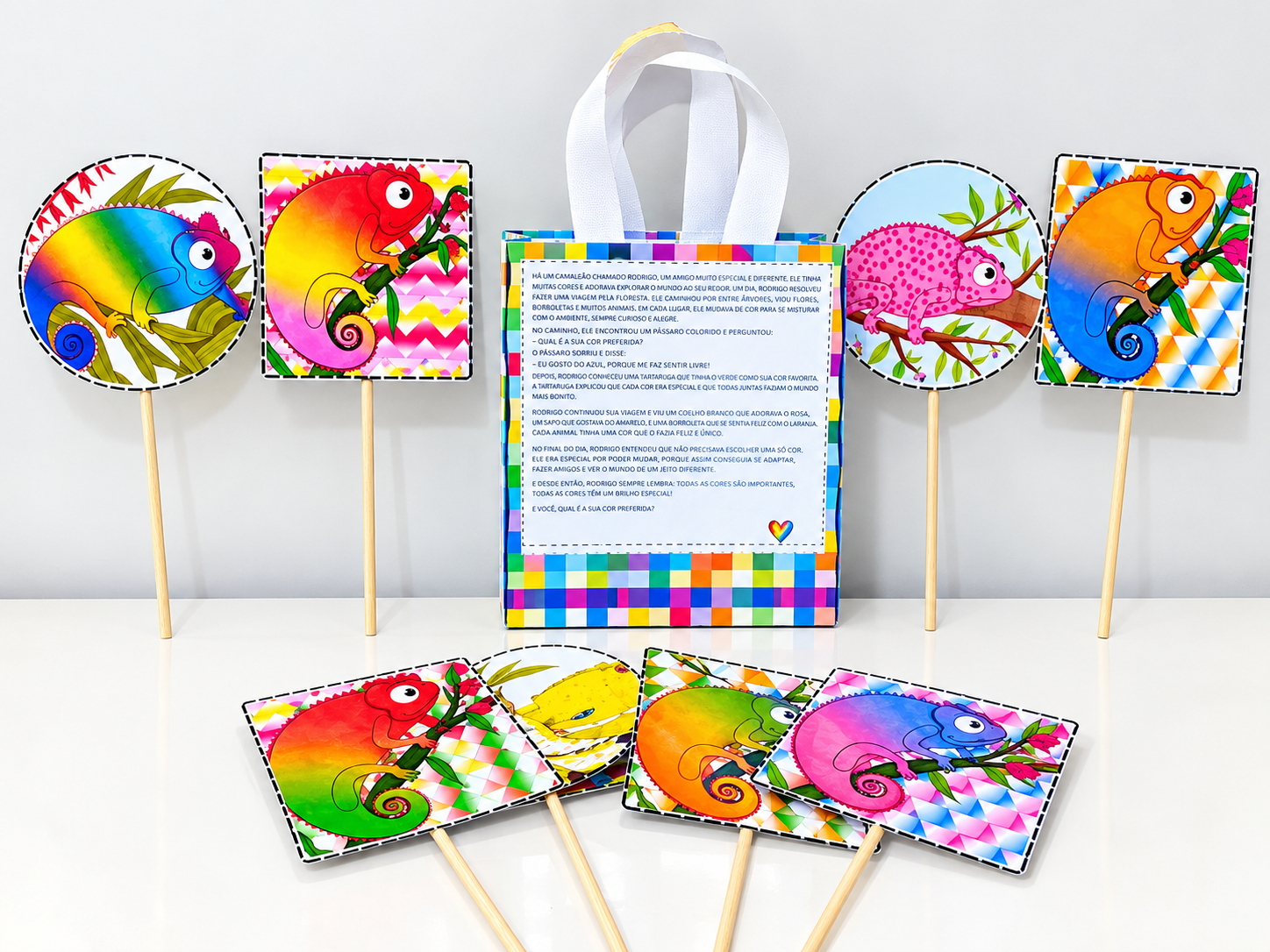 Sacolinha mágica – bom dia, todas as cores! – Material Pedagógico — amostra 5: Um recurso lúdico e encantador para deixar o…