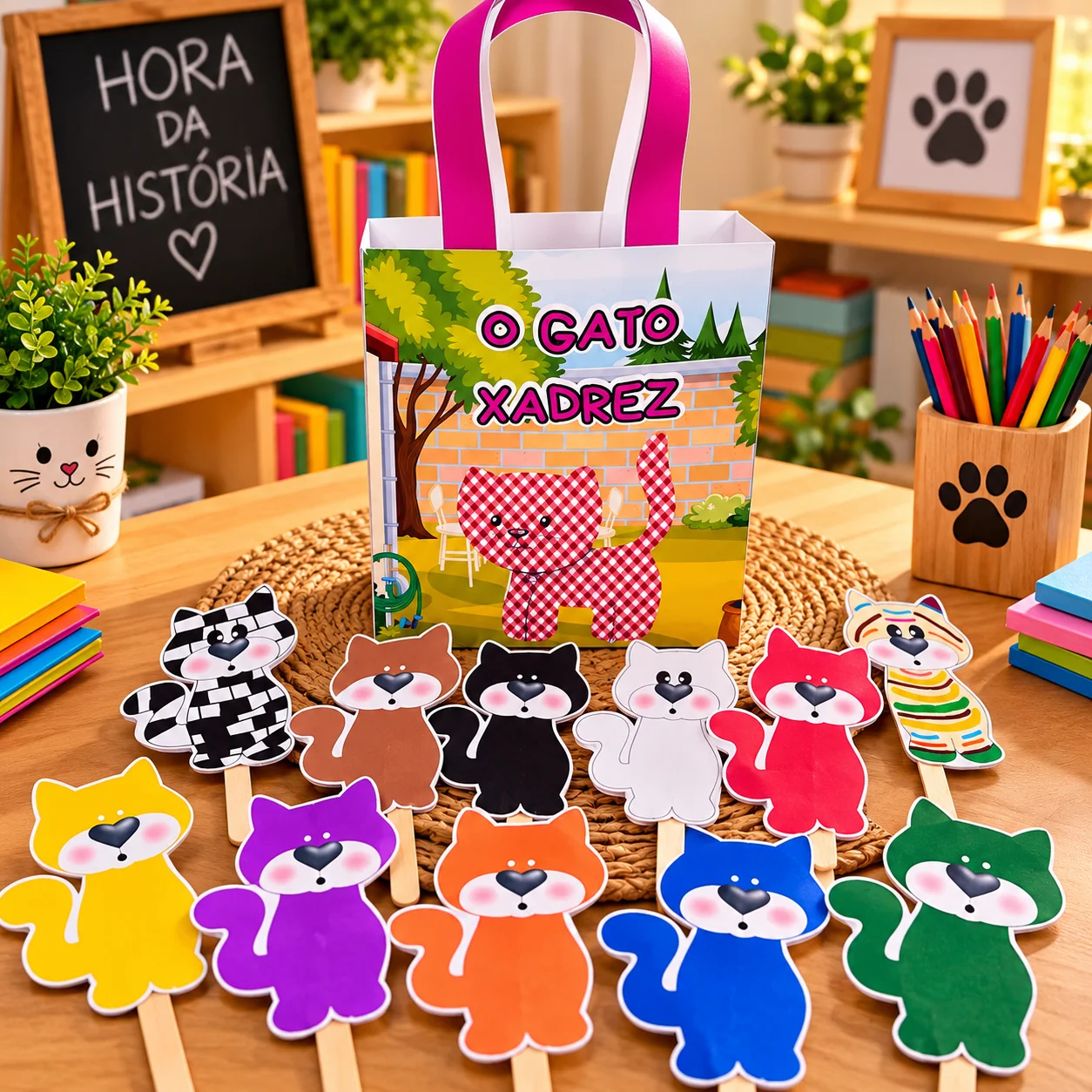 Sacolinha Teatral O Gato Xadrez – Fantoches em PDF — amostra 3: 🌈 POSSIBILIDADES PEDAGÓGICAS