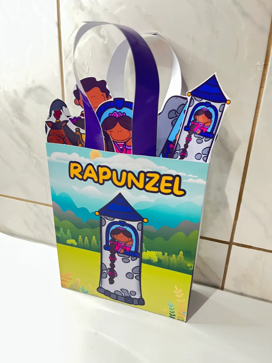 Sacolinha Teatral Rapunzel – Uma História Para Encantar! — amostra 3: ✅ Teatro de fantoches e dramatizações ✅ Contação de…