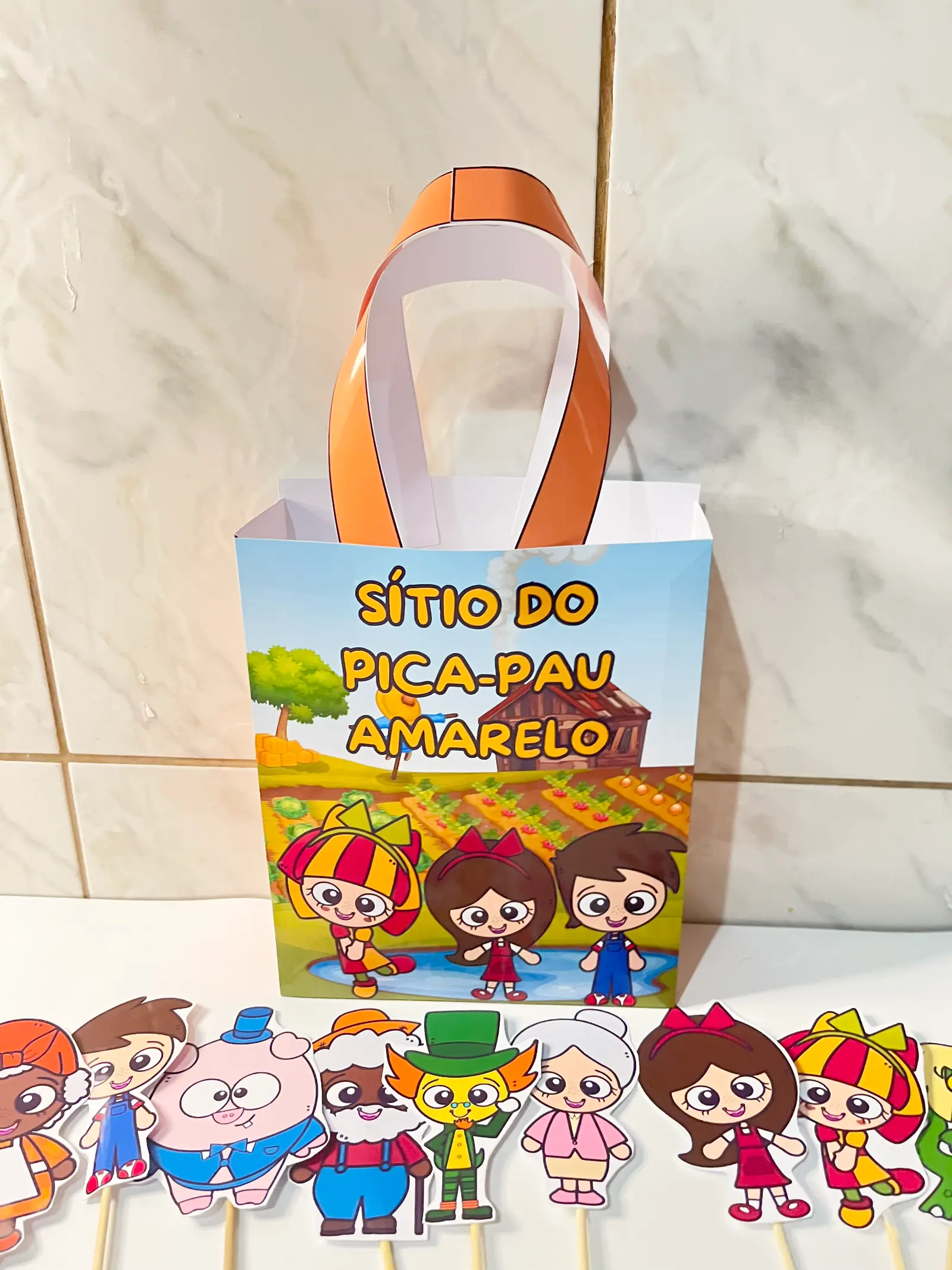 Sacolinha Teatral SÍTIO DO PICA-PAU AMARELO para Revenda — amostra 2: — Encante as crianças com a Sacolinha Teatral SÍTIO…