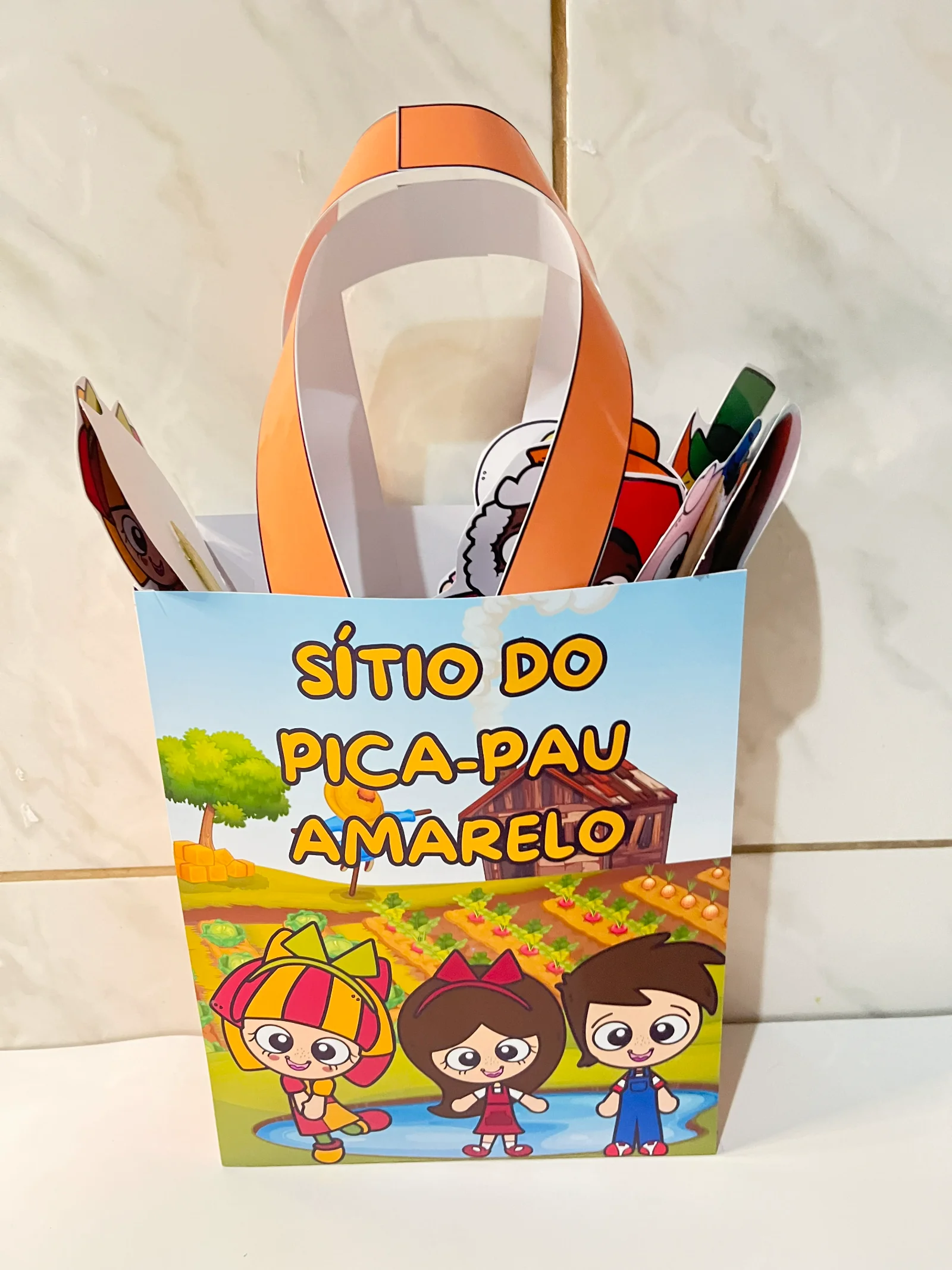 Sacolinha Teatral SÍTIO DO PICA-PAU AMARELO! — amostra 4: — Encante as crianças com a Sacolinha Teatral SÍTIO DO PICA-PAU…