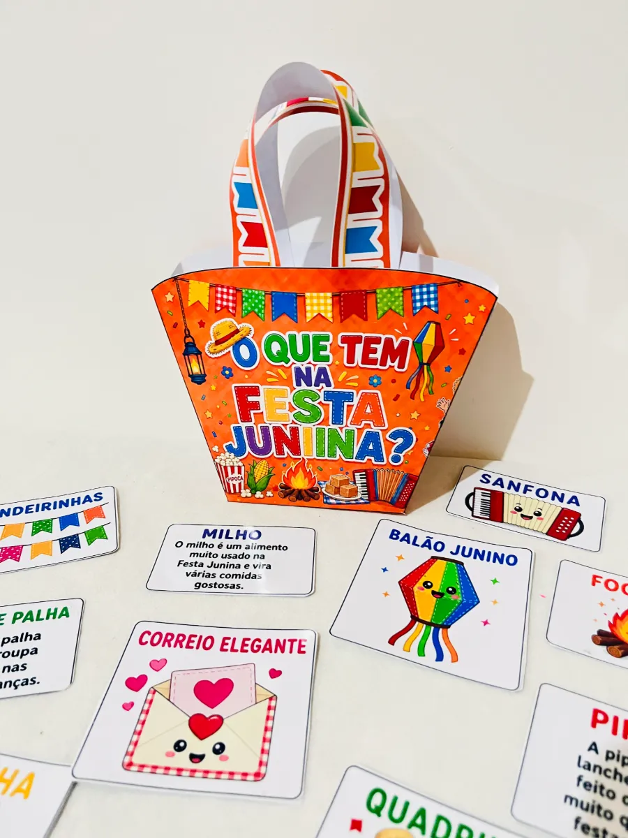 Sacolinhas "O que tem na Festa Junina?"- Recurso Pedagógico — amostra 1: Um recurso encantador para trabalhar a Festa…