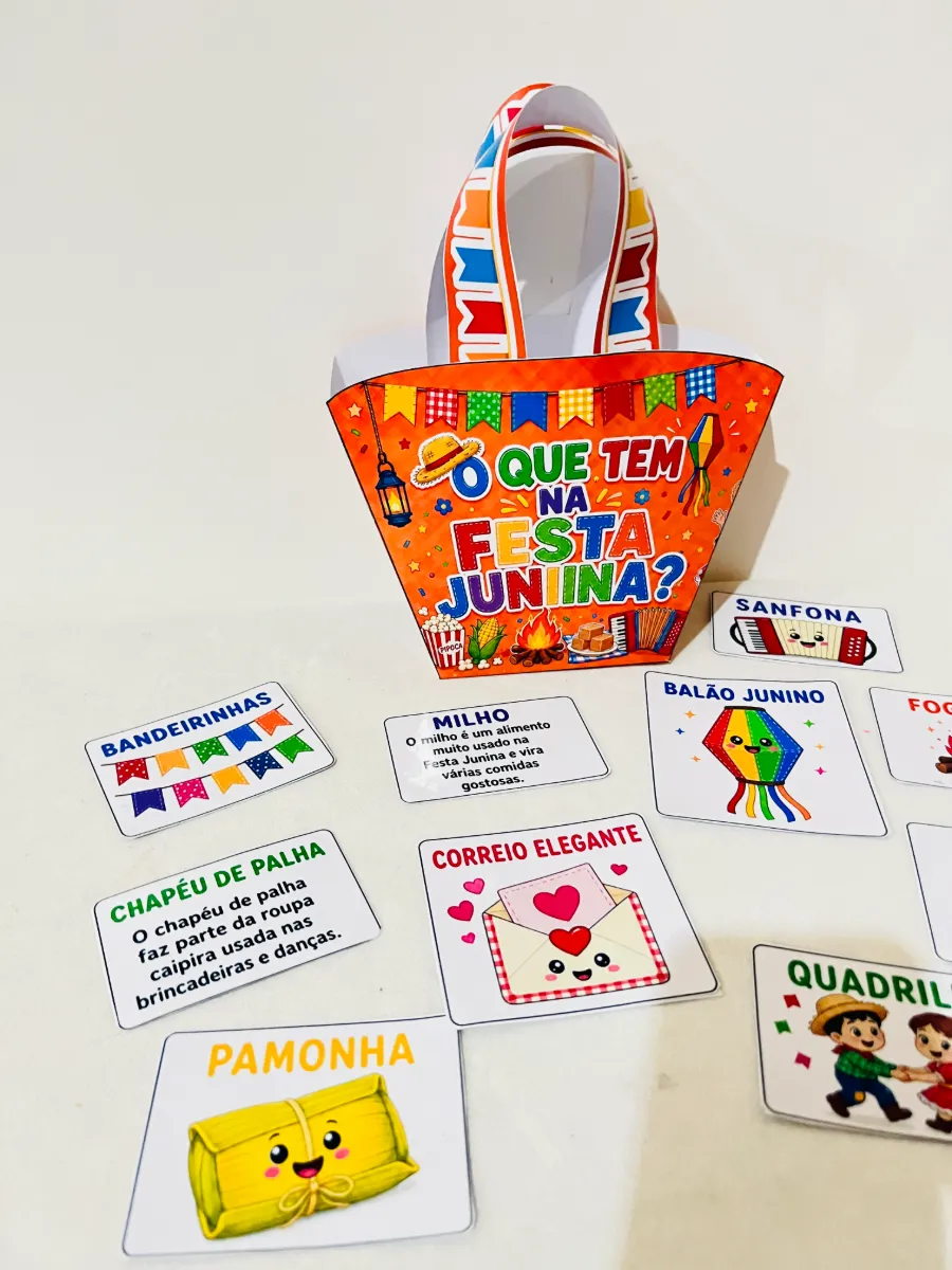 Sacolinhas "O que tem na Festa Junina?"- Recurso Pedagógico — amostra 3: Um recurso encantador para trabalhar a Festa…