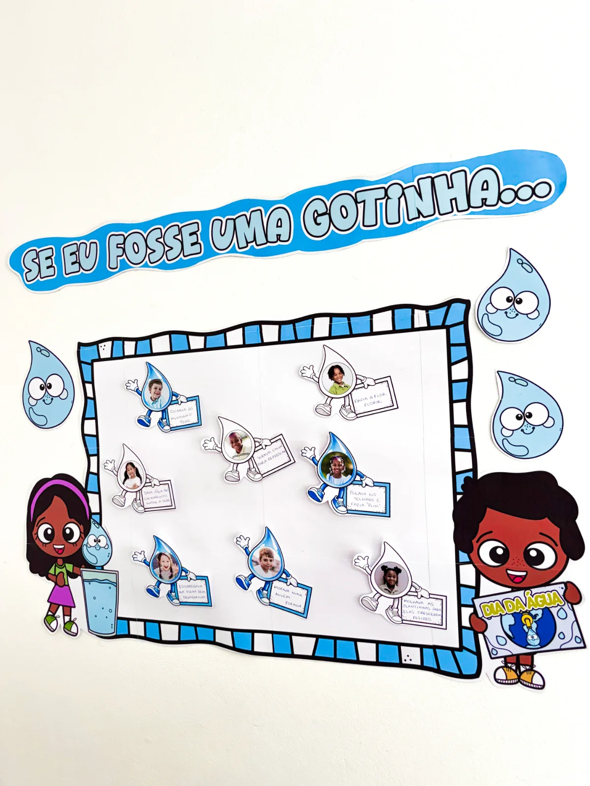 "se eu fosse uma gotinha..." – Material Pedagógico — amostra 1: E se, ao invés de só falar sobre o Dia da Água, você…