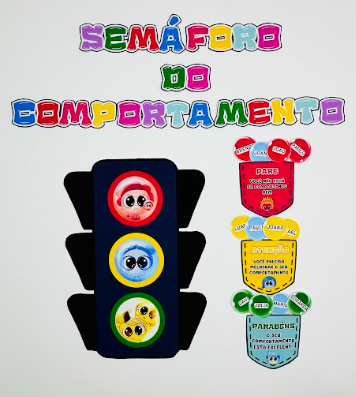 Semáforo do comportamento: divertidamente – PDF para Imprimir — Atividades para Educação Infantil: Esse recurso é excelente…