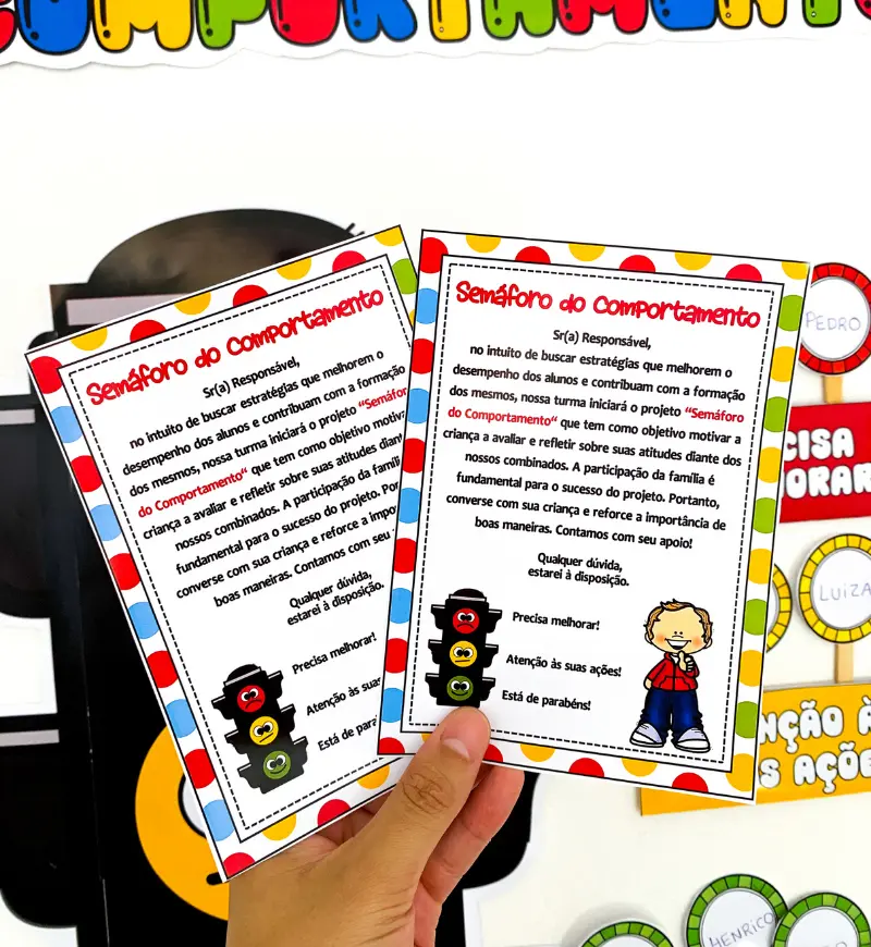 Semáforo do Comportamento para Educação Infantil e Anos Iniciais — amostra 4: Para quem é indicado