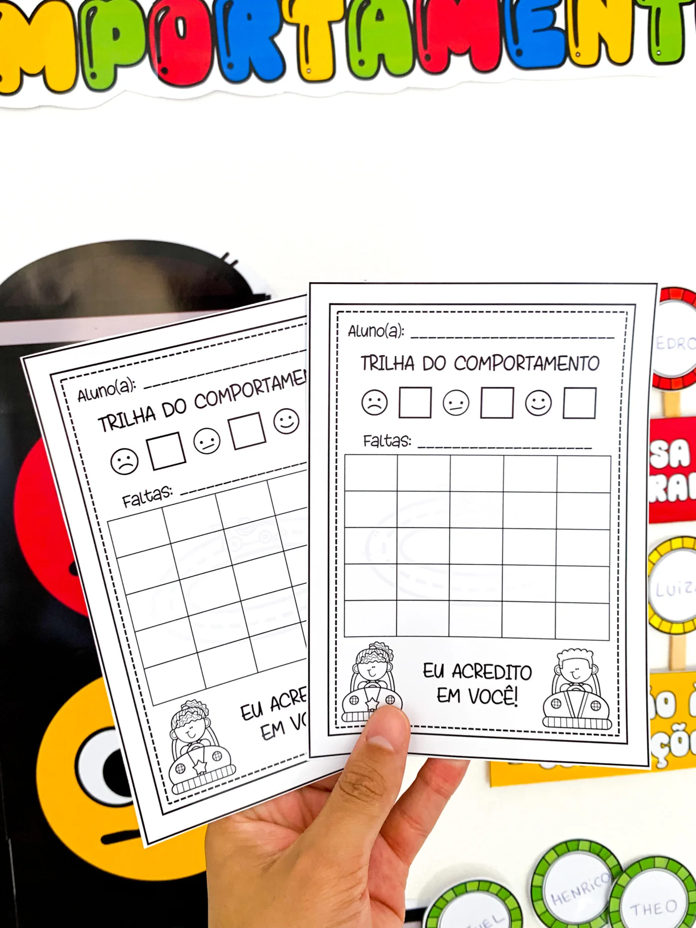 Semáforo do comportamento — amostra 2: O Semáforo do Comportamento é um recurso pedagógico visual e interativo que auxilia…