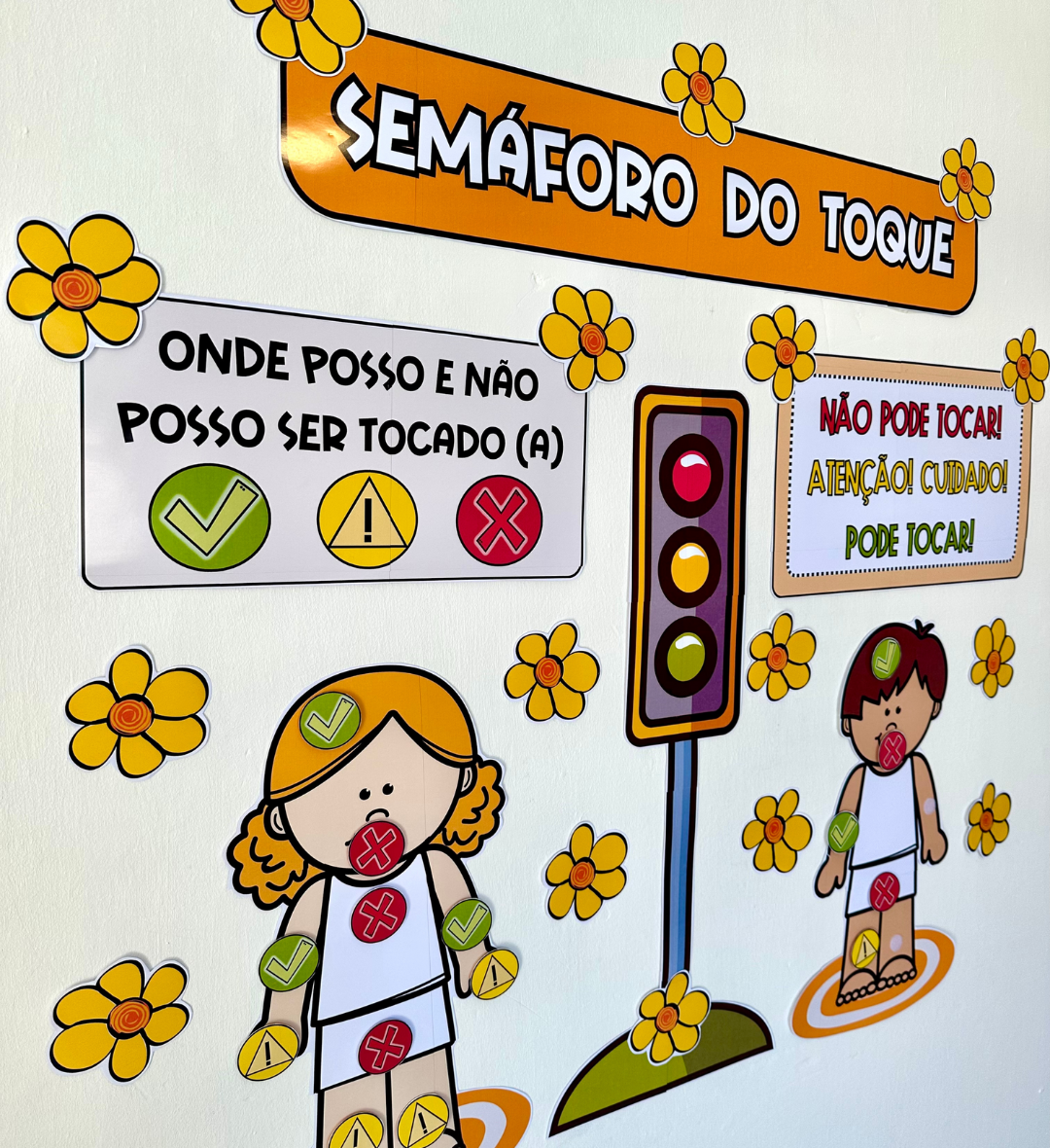 Semáforo do Toque Interativo: Painel em PDF para Imprimir — capa do material