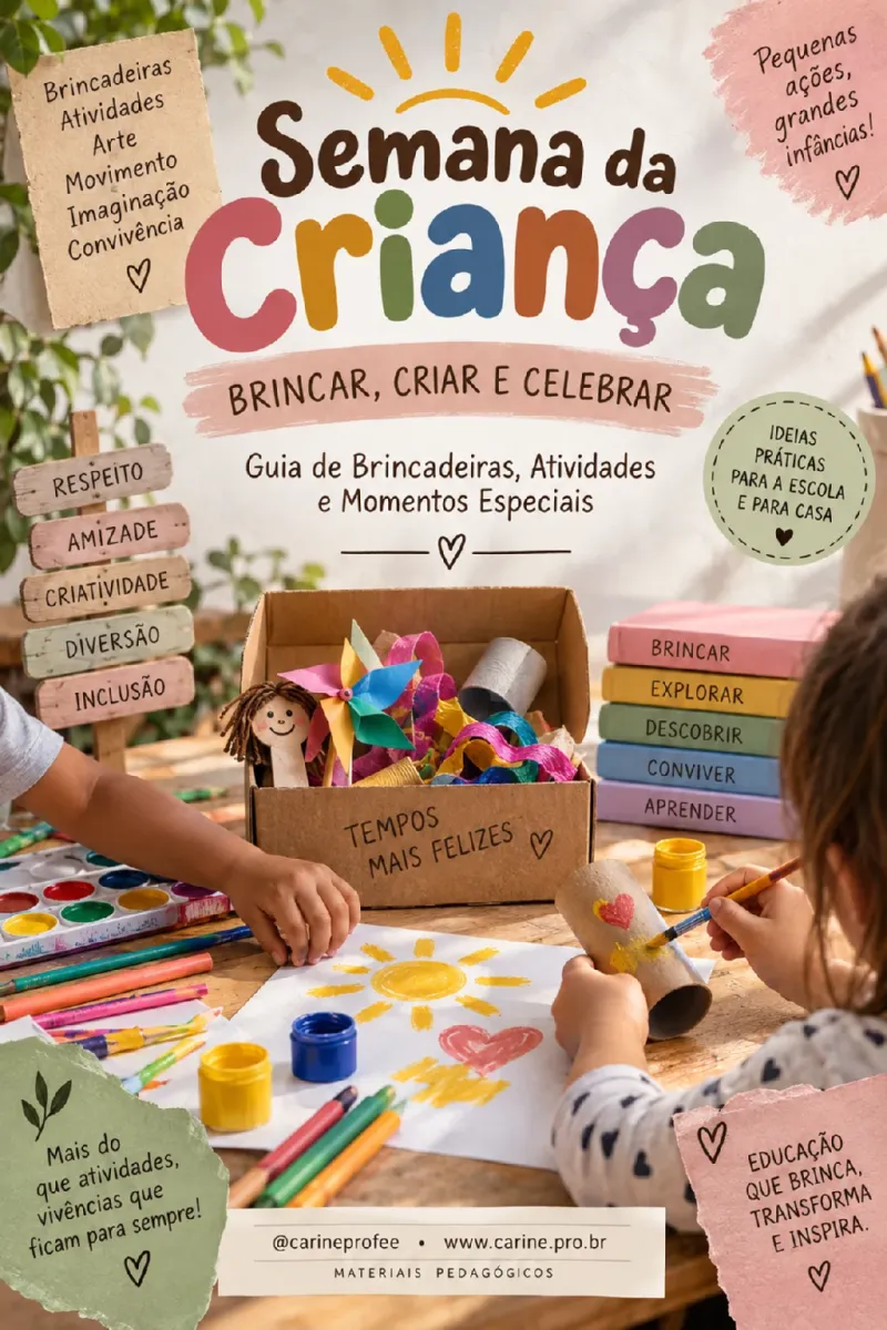 Semana da Criança — 6 dias para brincar, criar e celebrar — Apostilas para Educação Infantil: A Apostila Semana da Criança…