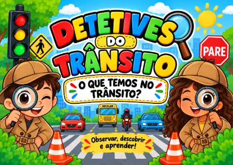 Semana do Trânsito GRATUITO – Kit Trânsito com Painel + 20 Cards — capa do material