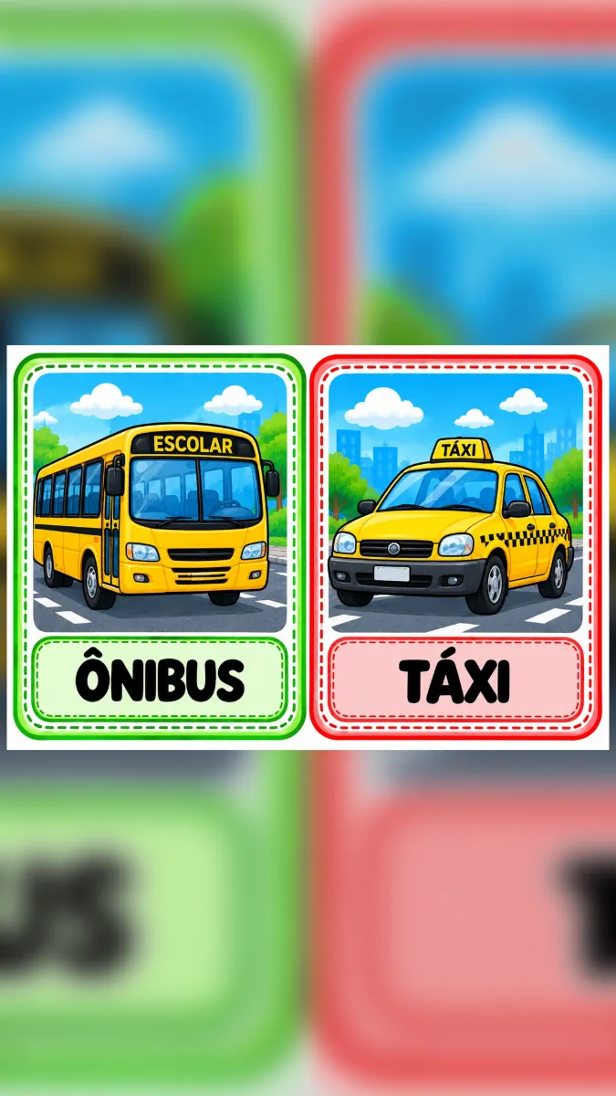 Semana do Trânsito GRATUITO – Kit Trânsito com Painel + 20 Cards — amostra 1: Recurso gratuito para a Semana do Trânsito