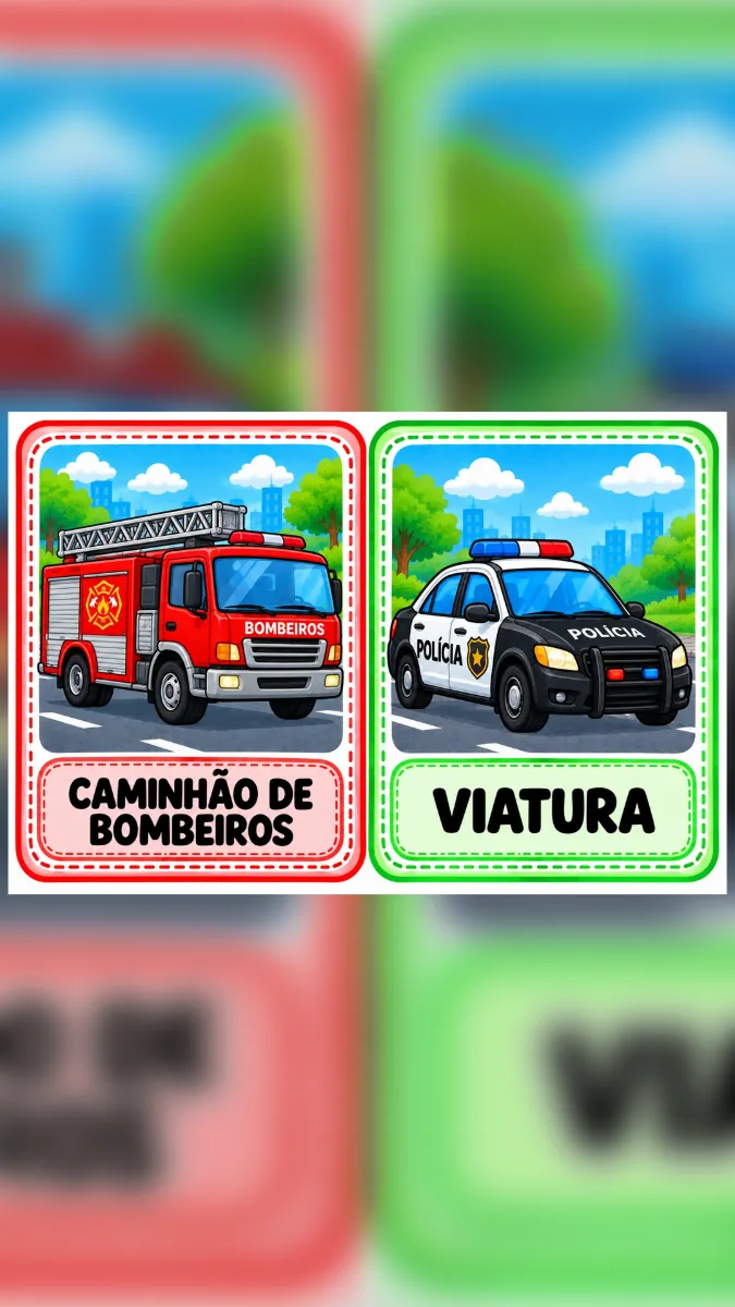 Semana do Trânsito GRATUITO – Kit Trânsito com Painel + 20 Cards — amostra 6: Recurso gratuito para a Semana do Trânsito