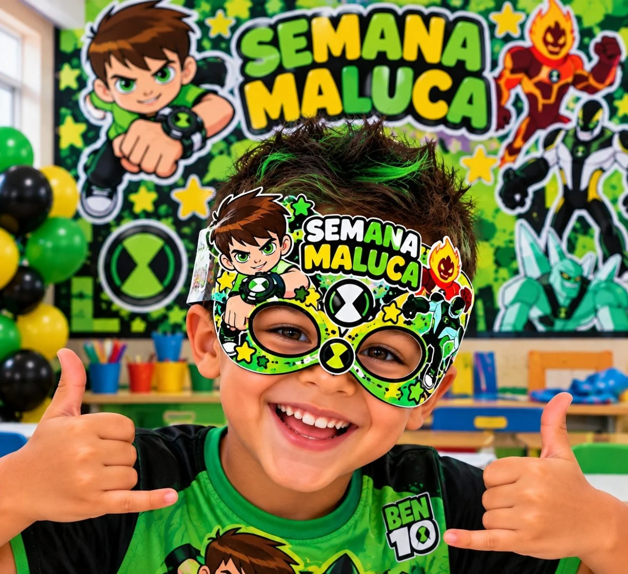 SEMANA MALUCA BEN 10: UMA AVENTURA DE OUTRO PLANETA! — capa do material