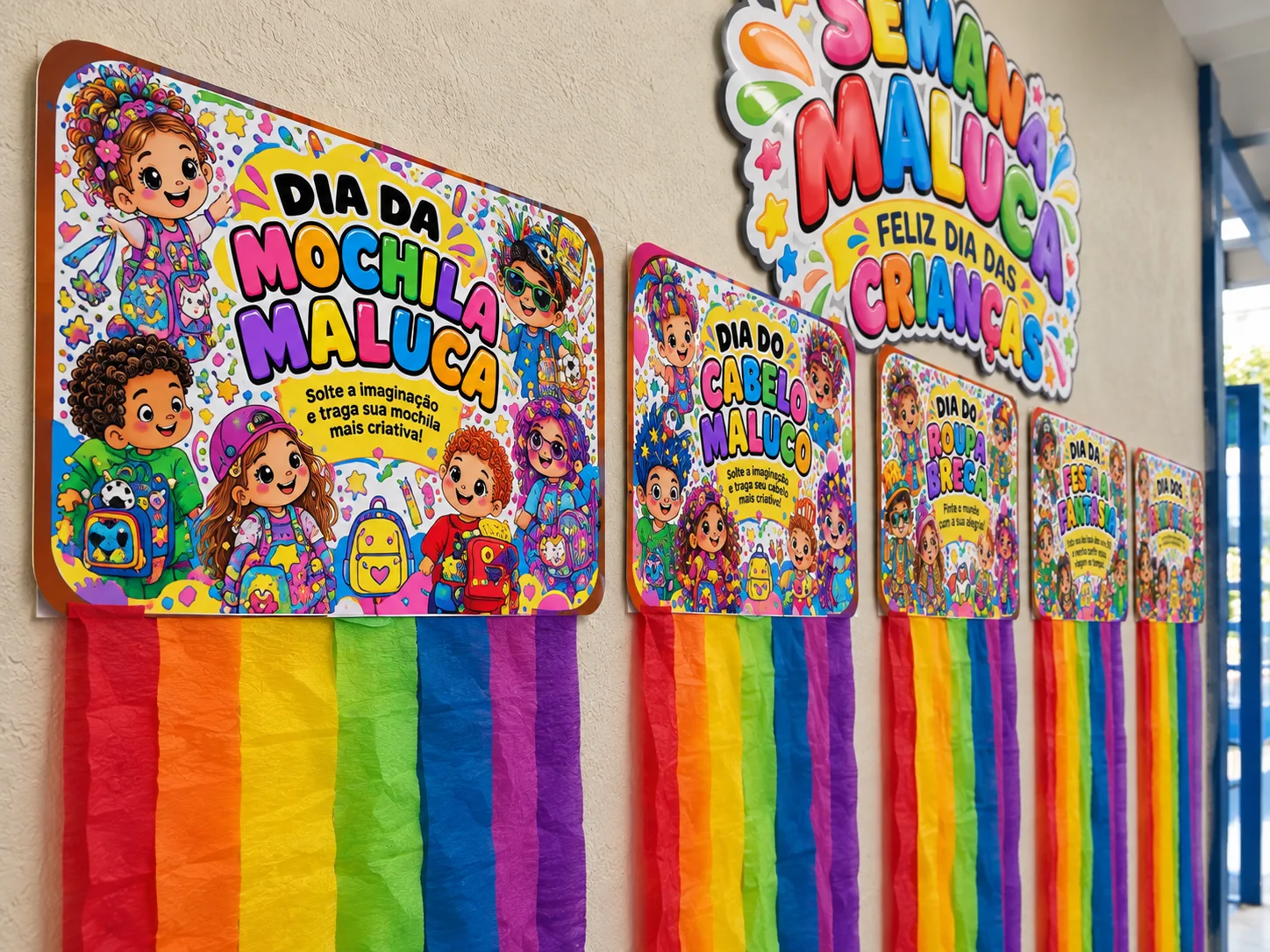 Semana Maluca – Decoração para semana das crianças - PDF — capa do material