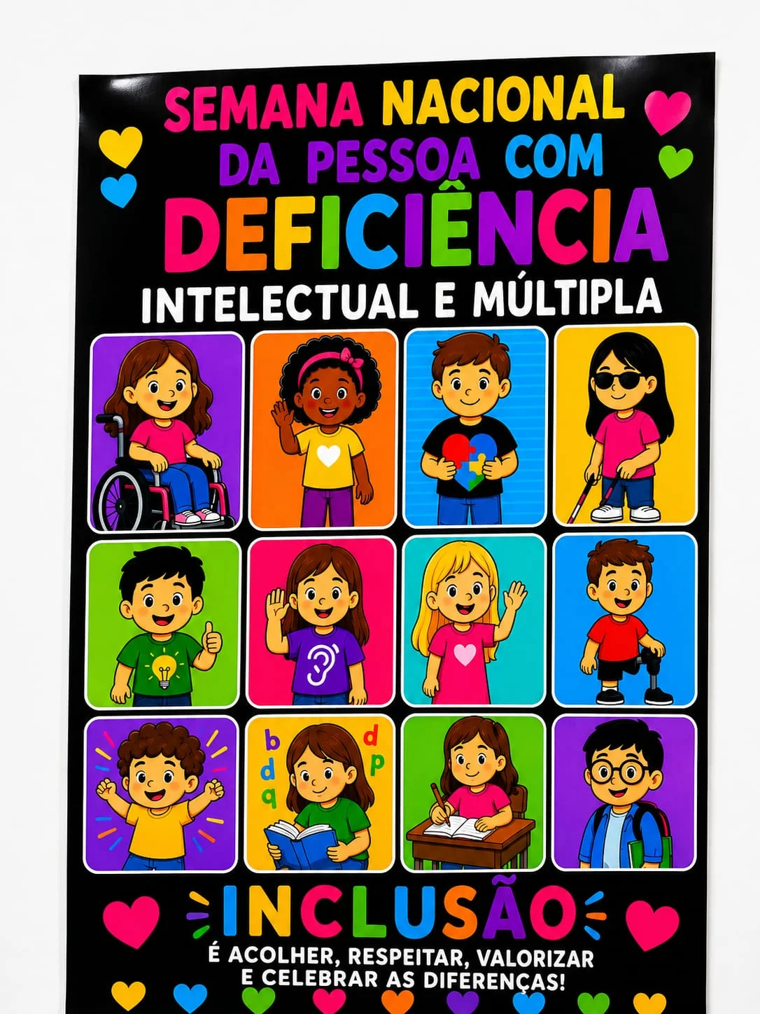 Semana Nacional da Pessoa com Deficiência — capa do material