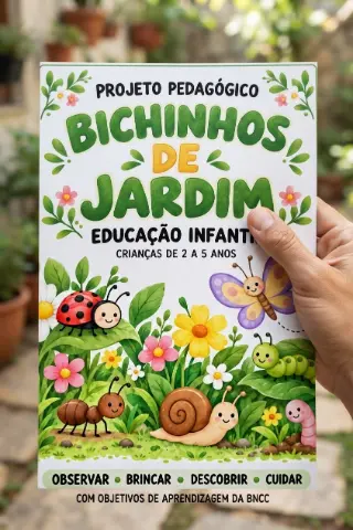 Sequência Bichinhos do Jardim para Crianças de 2 a 5 Anos — capa do material