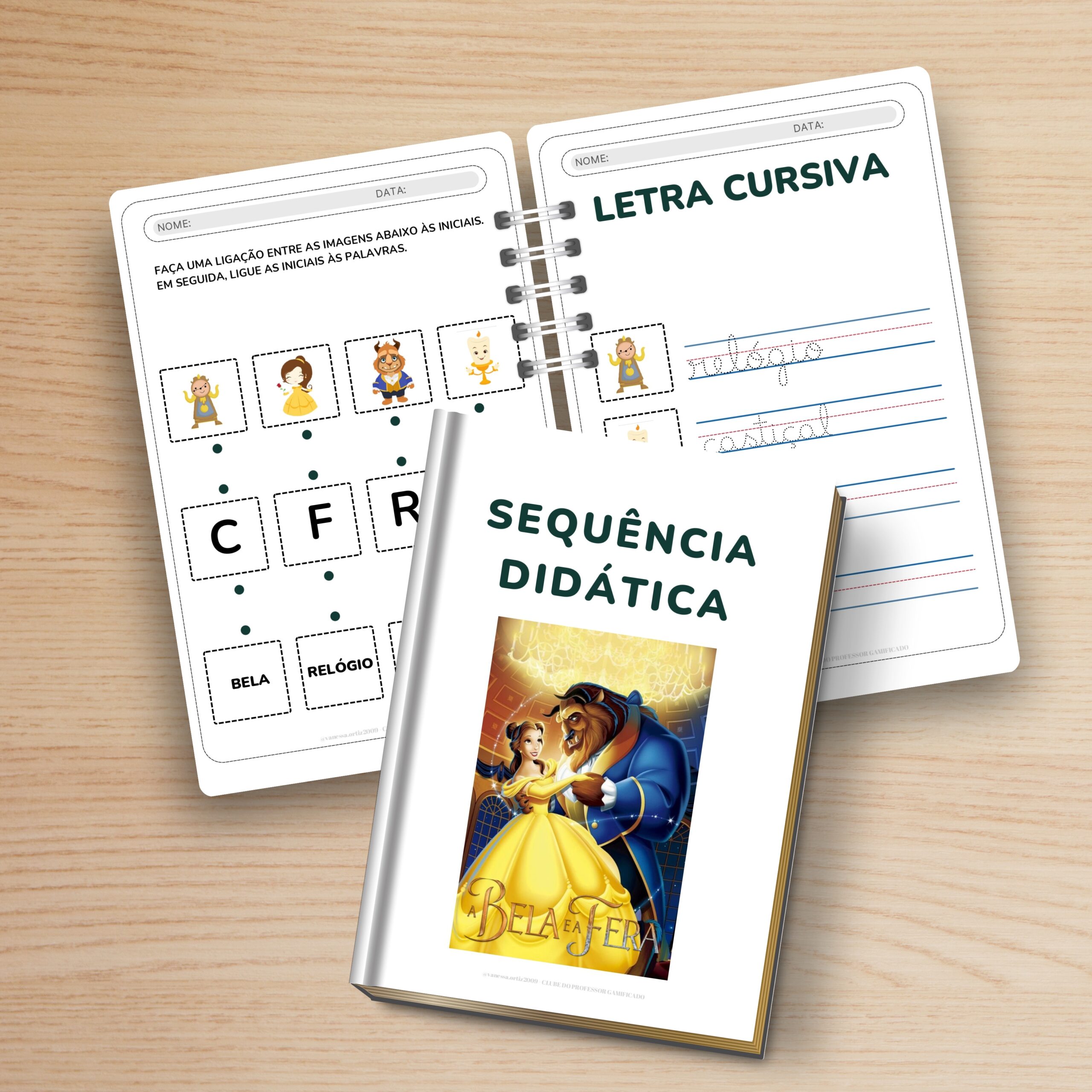 Sequencia didática: a bela e a fera | Educação Infantil e Anos Iniciais — capa do material