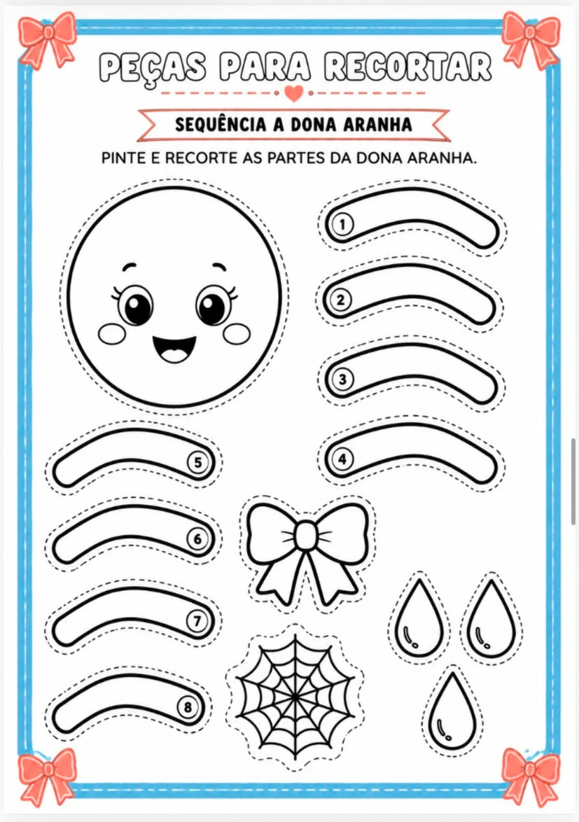 Sequência Didática — A Dona Aranha — amostra 7: Uma sequência didática lúdica e cuidadosamente elaborada para trabalhar a… Sequência Didática — A Dona Aranha — amostra 7: Uma sequência didática lúdica e cuidadosamente elaborada para trabalhar a…