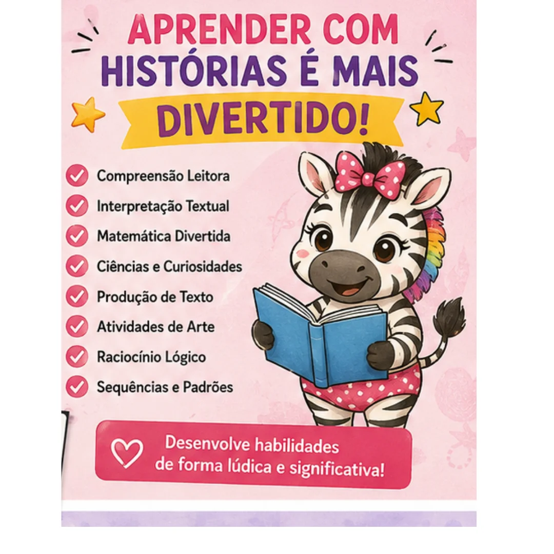 Sequência Didática alfabetização : Uma Zebra Fora do Padrão — amostra 3: Atividades pedagógicas inspiradas no livro "Uma…