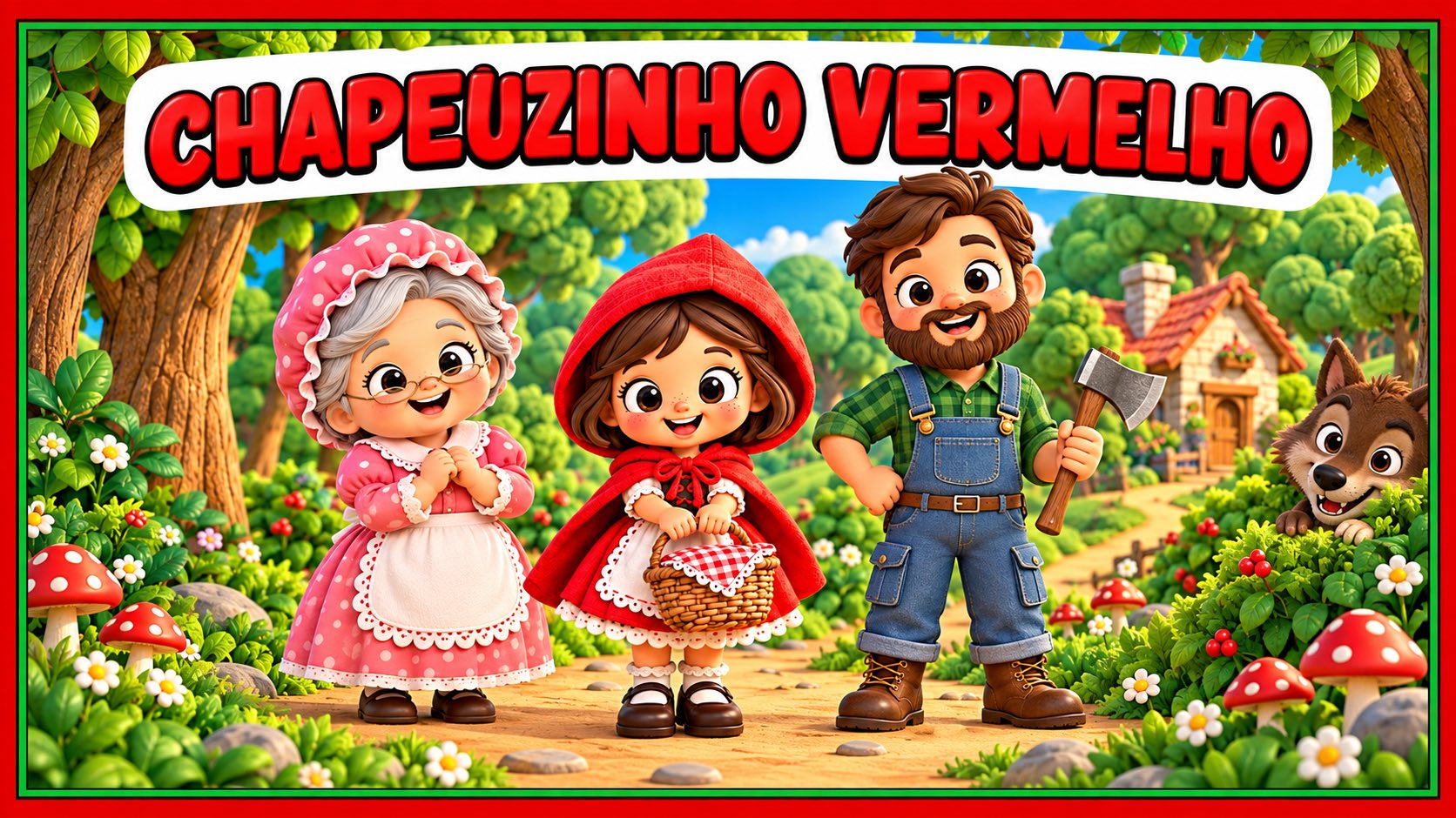 Sequência Didática Chapeuzinho Vermelho | Luva, Atividades e Painel — amostra 5: Reúne história para contar com luva,…