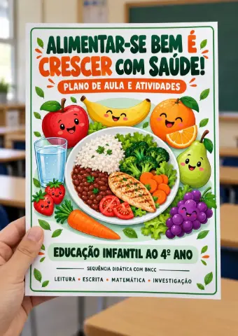 Sequência Didática de Educação Alimentar — capa do material