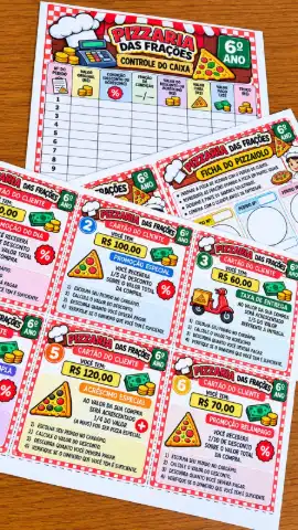Sequência Didática de Frações do 4º ao 7º Ano — amostra 5: Quatro percursos práticos com jogos, cardápios e desafios para… Sequência Didática de Frações do 4º ao 7º Ano — amostra 5: Quatro percursos práticos com jogos, cardápios e desafios para…
