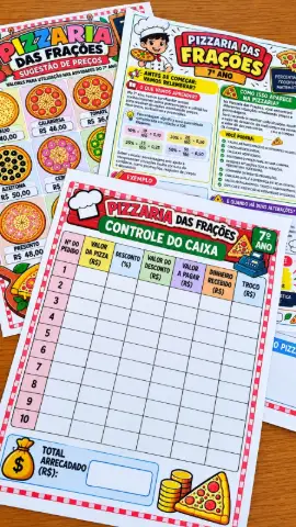 Sequência Didática de Frações do 4º ao 7º Ano — amostra 7: Quatro percursos práticos com jogos, cardápios e desafios para… Sequência Didática de Frações do 4º ao 7º Ano — amostra 7: Quatro percursos práticos com jogos, cardápios e desafios para…