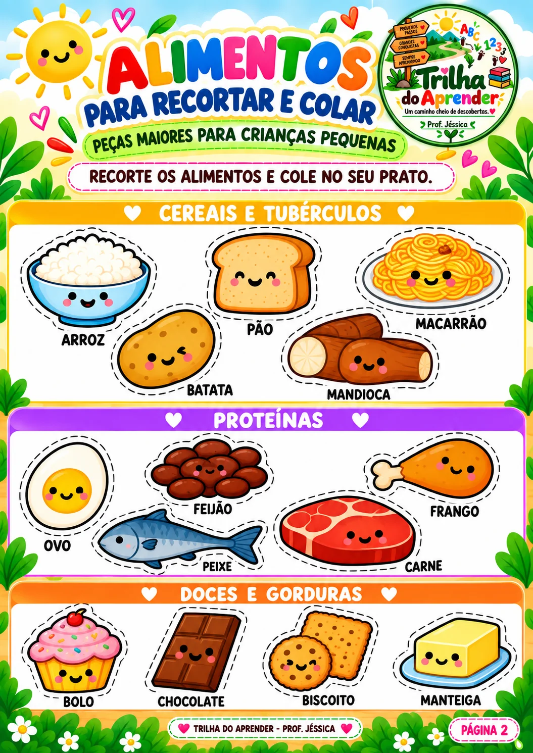 Sequência Didática – Dia Mundial da Alimentação | 16 de Outubro — amostra 5: Sequência didática com 28 páginas, versões…