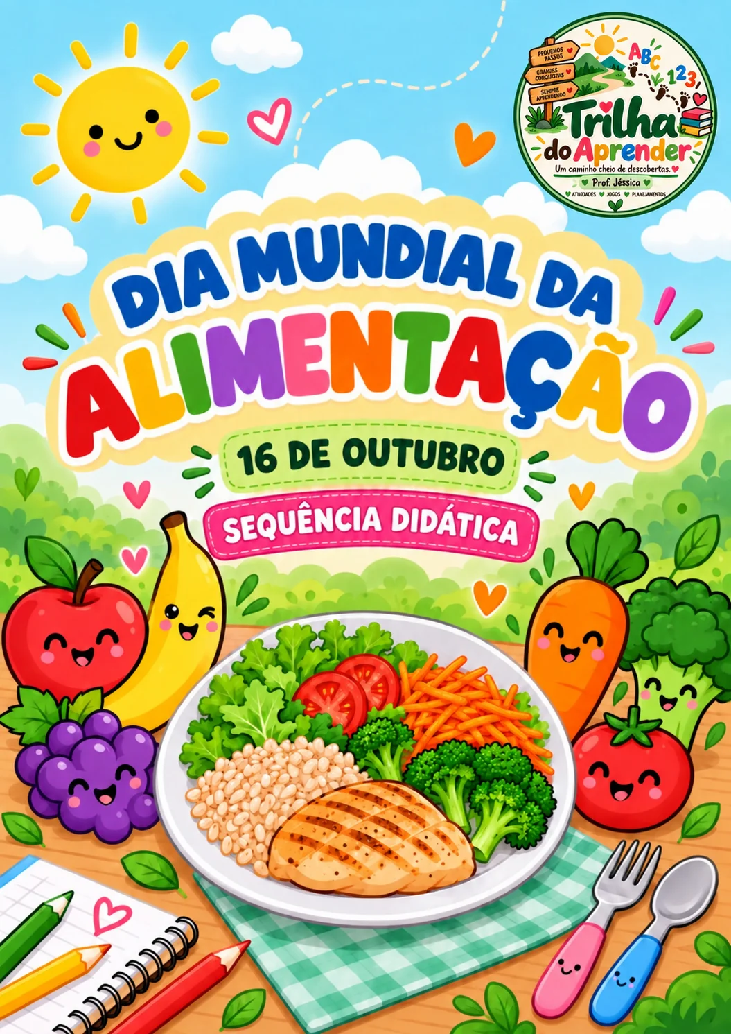 Sequência Didática – Dia Mundial da Alimentação | 16 de Outubro — capa do material