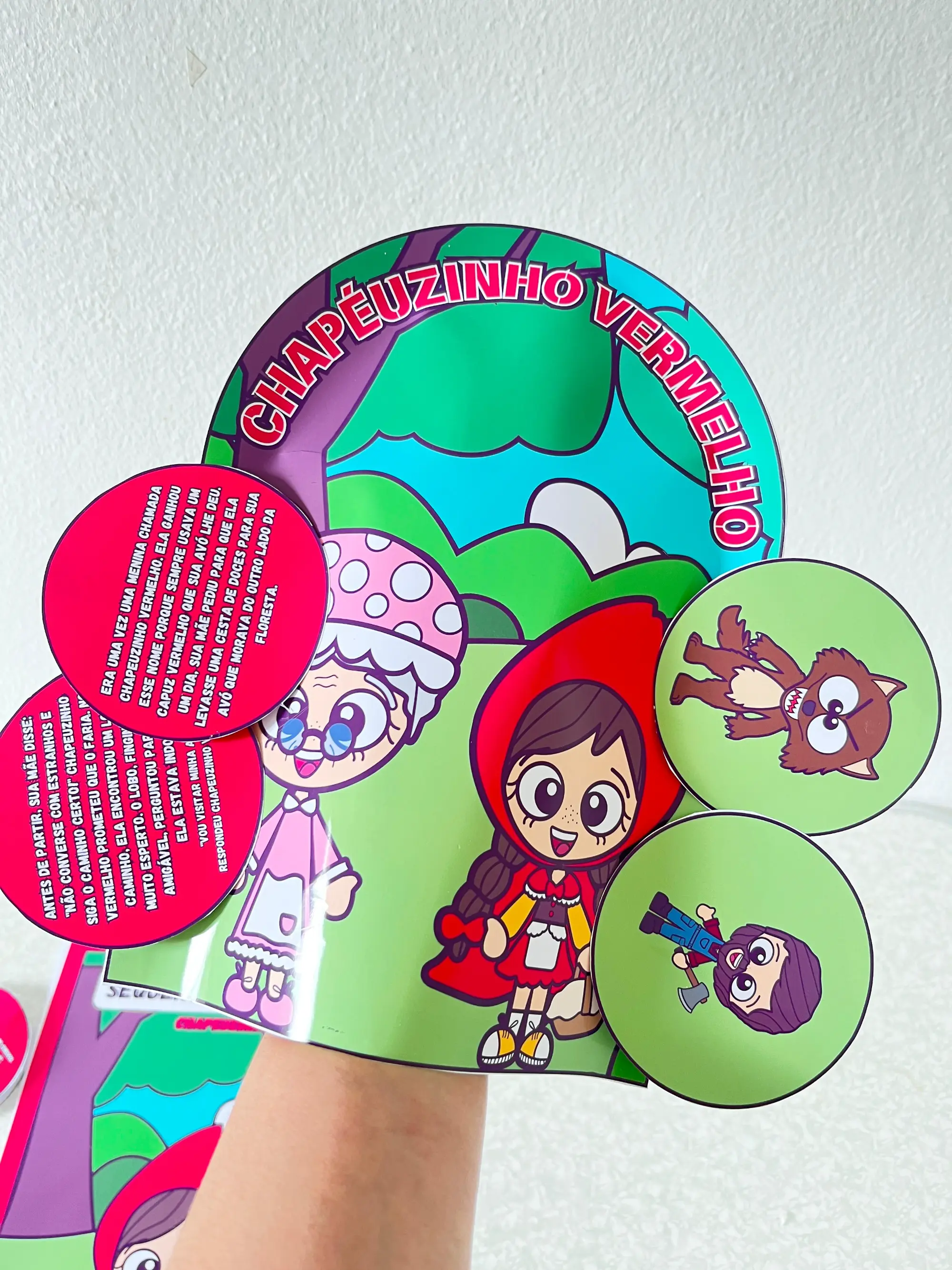 SEQUÊNCIA DIDÁTICA E LUVA CHAPEUZINHO VERMELHO — Alfabetização para Educação Infantil: Sequência didática de Chapeuzinho…