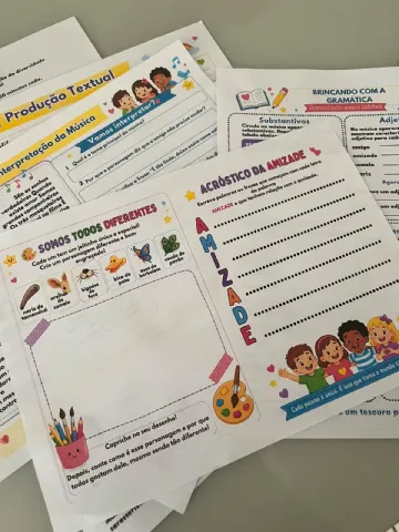 Sequência Didática: É Tão Lindo — Amizade e Diversidade! 🎶 — amostra 7: Sua aula sobre amizade PRONTA