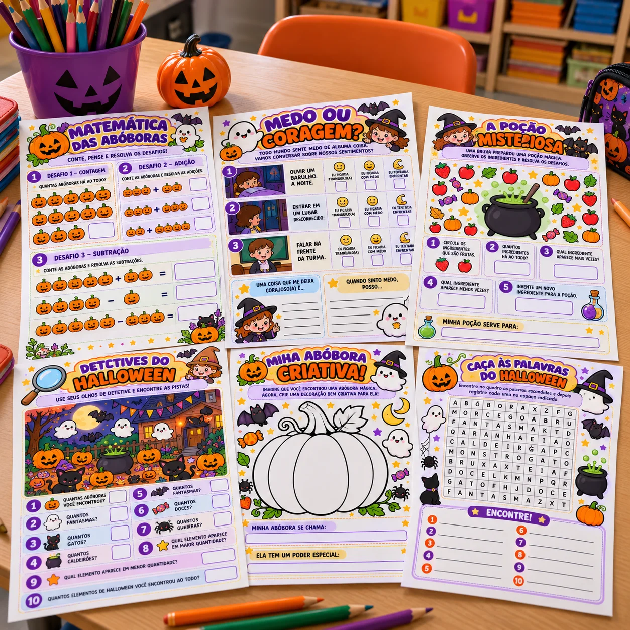 Sequência didática halloween - alfabetização 1° e 2 ° anos — amostra 2: Torne o Halloween mais divertido e educativo! Este…
