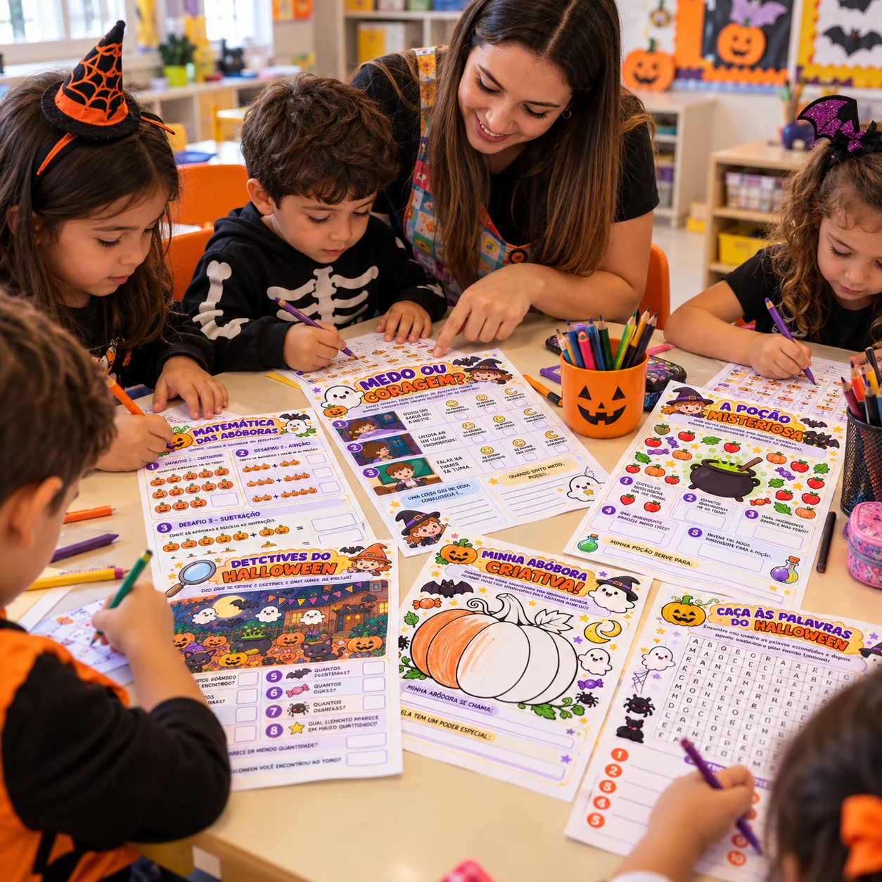 Sequência didática halloween - alfabetização 1° e 2 ° anos — amostra 3: 📚 O material inclui: produção de história,…
