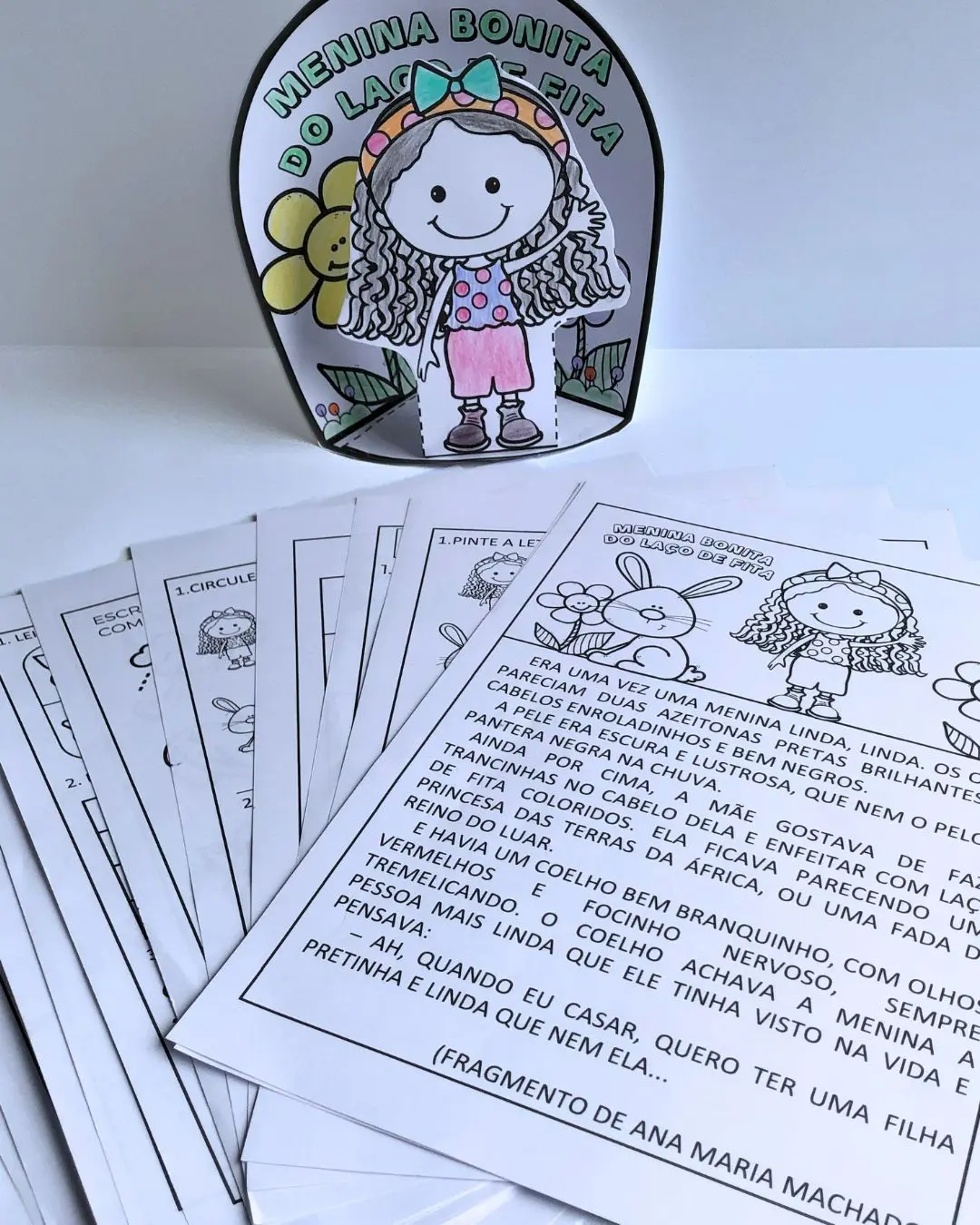 Sequência Didática Menina Bonita do Laço de Fita — amostra 1: Explore o universo encantador da história Menina Bonita do…