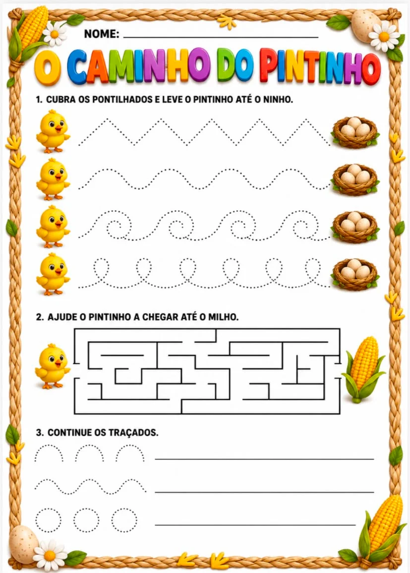 Sequência Didática — Meu Pintinho Amarelinho — amostra 5: Um material completo para explorar a música de forma lúdica,…