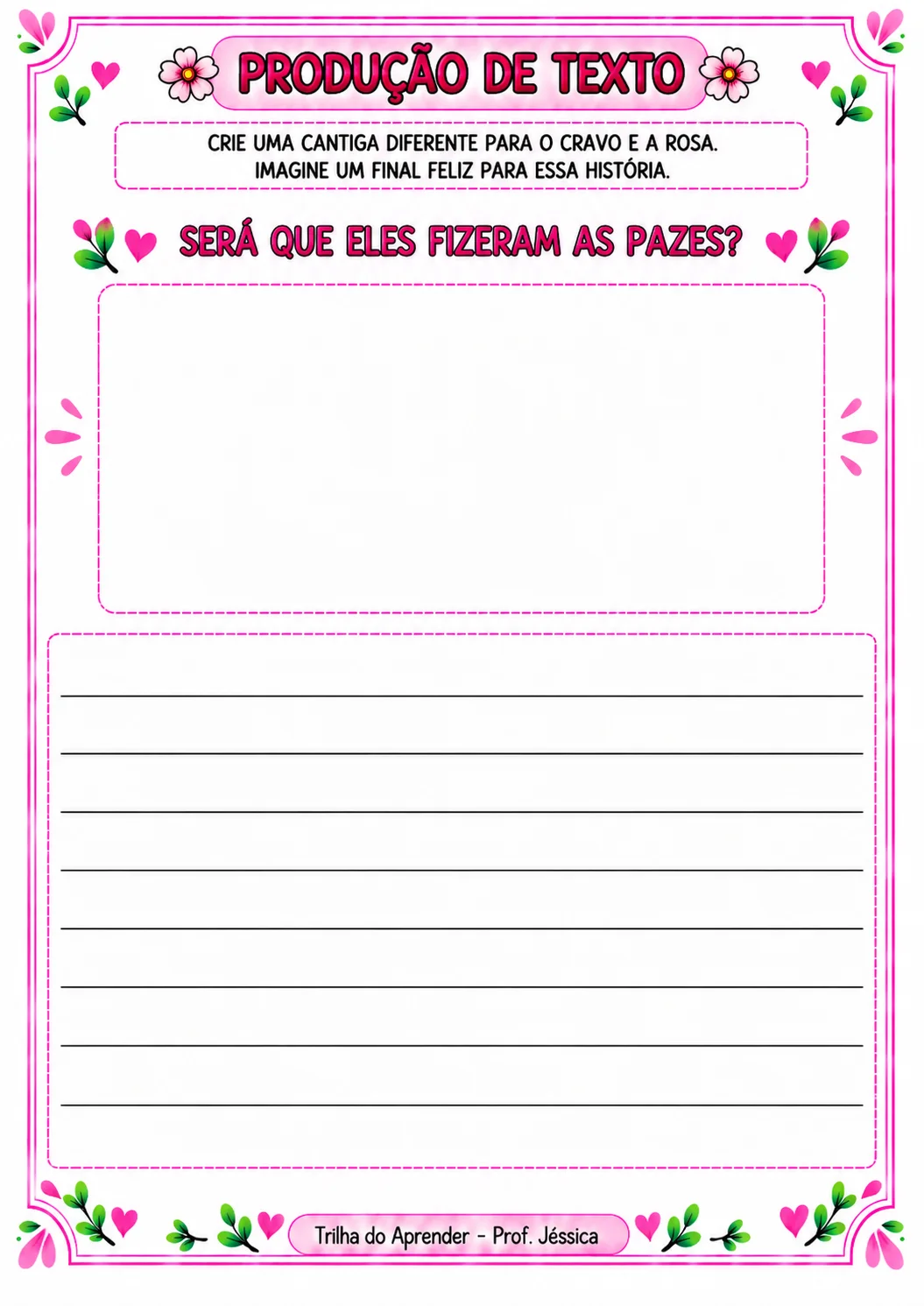 SEQUÊNCIA DIDÁTICA – O CRAVO E A ROSA 🌹 — amostra 7: Um material pensado para trabalhar a tradicional cantiga O Cravo e a…