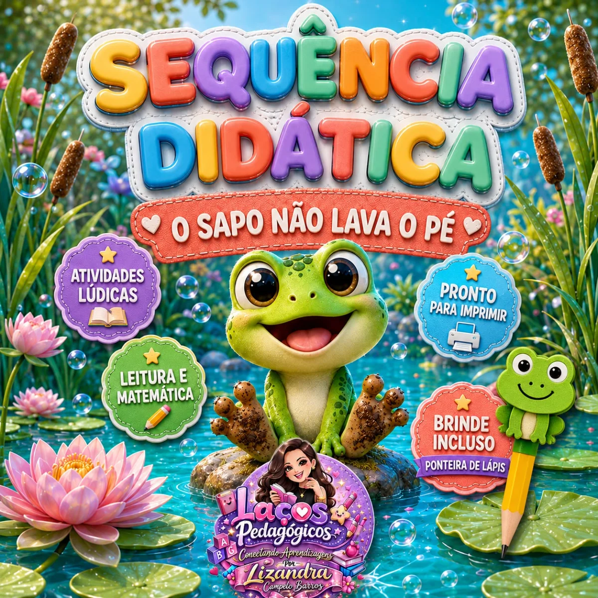 Sequência Didática — O Sapo Não Lava o Pé — Alfabetização para Educação Infantil: A sequência didática “O Sapo Não Lava o…
