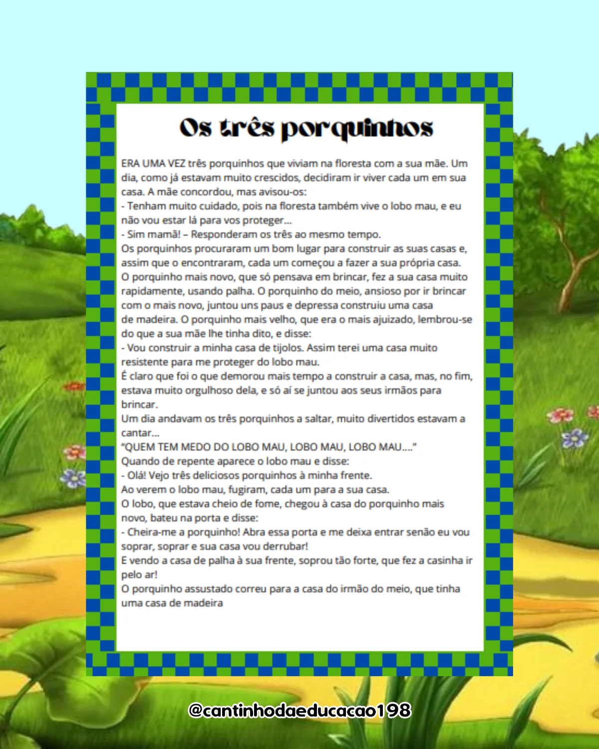 Sequência didática – os três porquinhos – PDF para Imprimir — amostra 2: Uma sequência didática encantadora para trabalhar…