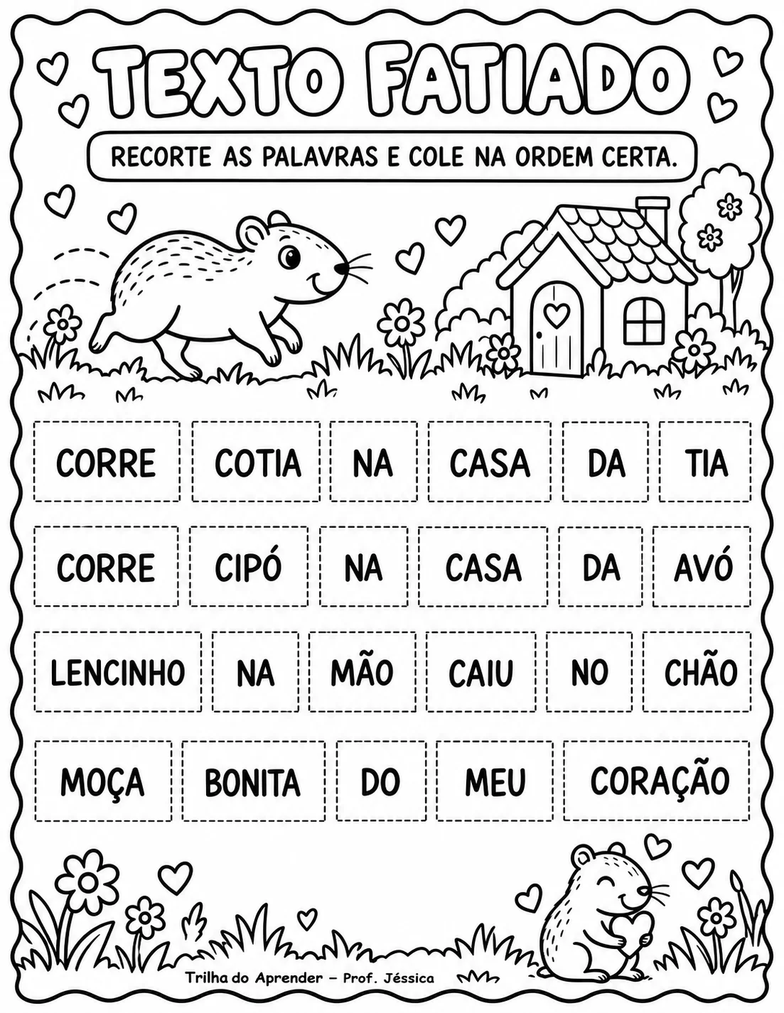 SEQUÊNCIA DIDÁTICA – PARLENDA CORRE COTIA | JARDIM II — amostra 5: Sequência Didática Corre Cotia – Jardim II com mais de…