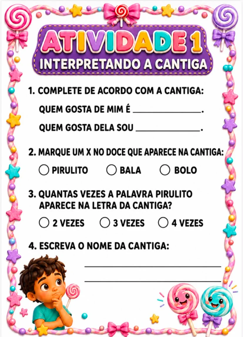 Sequência didática “Pirulito que Bate, Bate” — amostra 3: A sequência didática “Pirulito que Bate, Bate” chegou para…