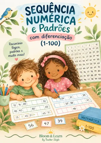 Sequência Numérica 1-100 - PDF — capa do material