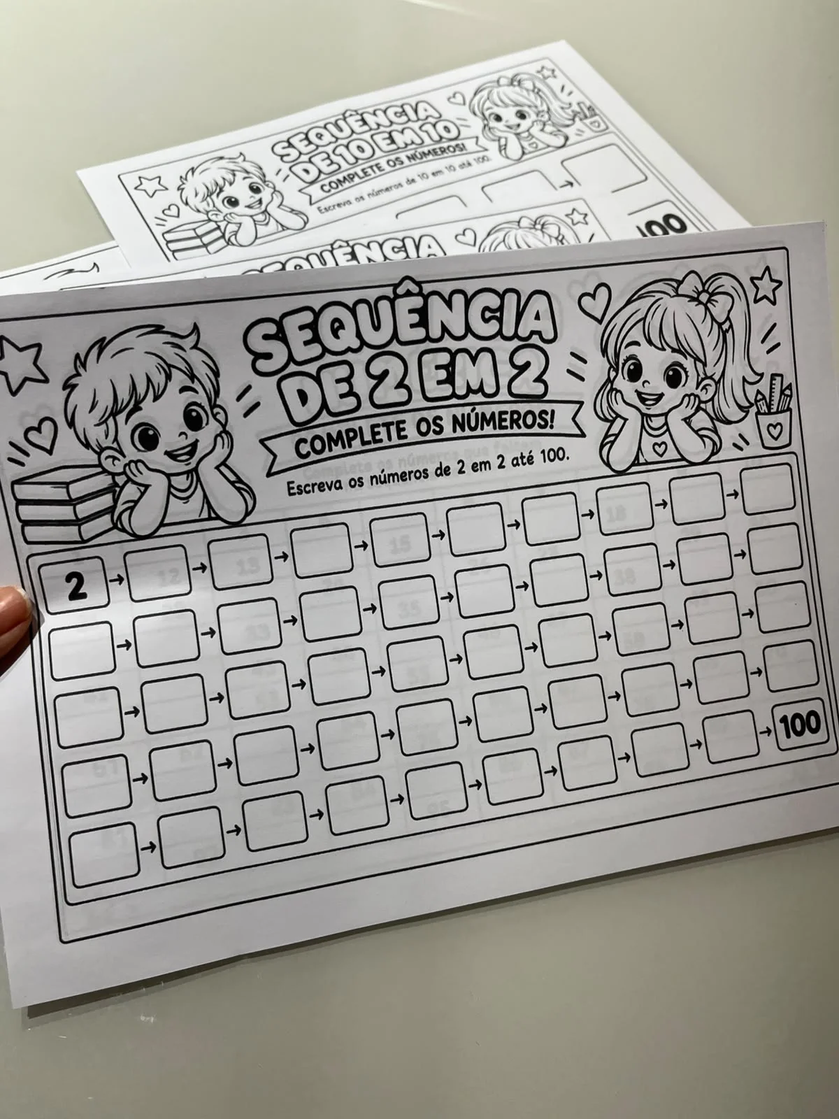 Sequência Númerica até 100 - 1º e 2º do Ensino Fundamental — amostra 3: 🔢 Fichas de Sequência Numérica até 100 Sequência Númerica até 100 - 1º e 2º do Ensino Fundamental — amostra 3: 🔢 Fichas de Sequência Numérica até 100