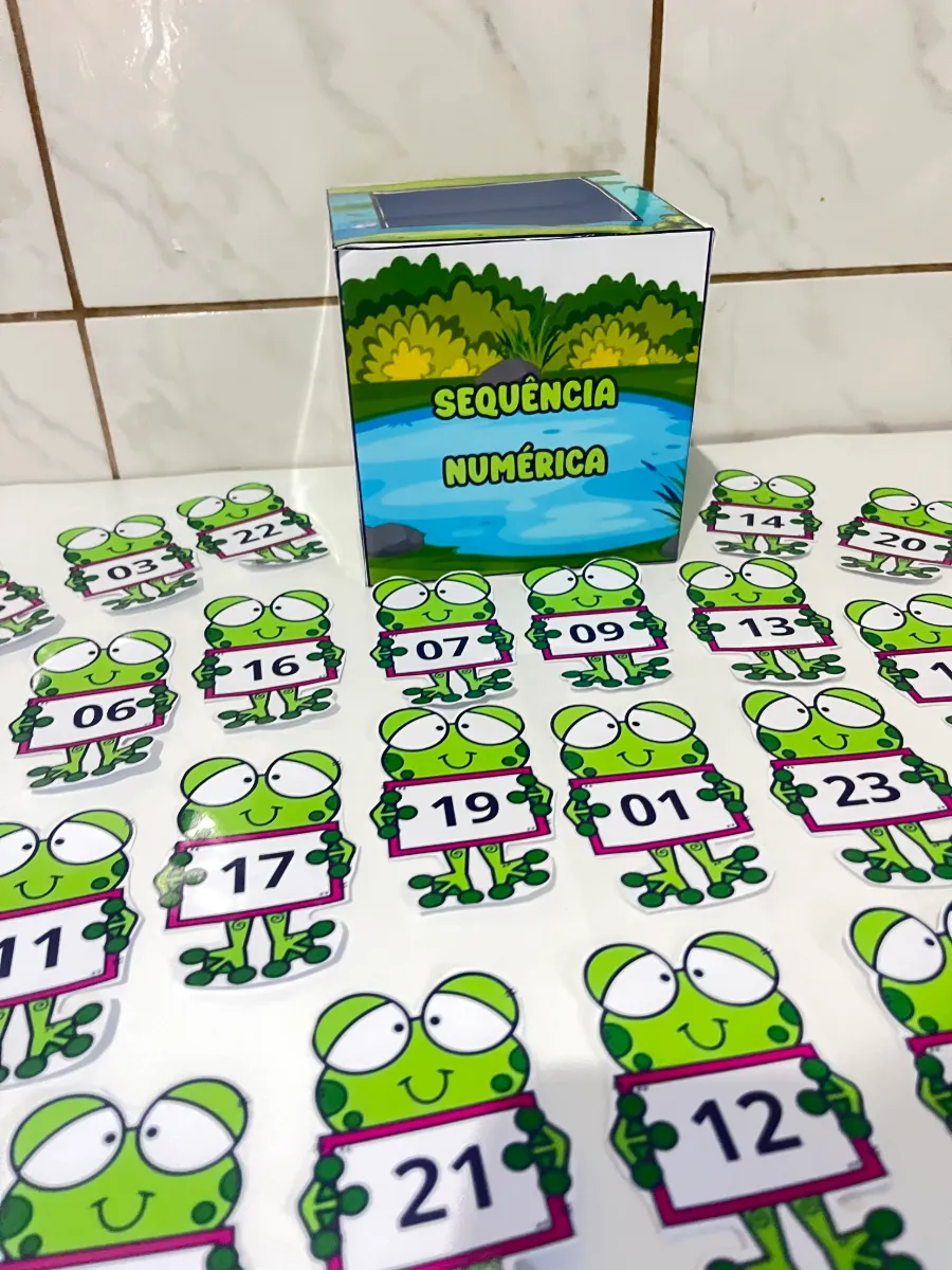 Sequência Numérica com 200 Sapinhos – Números de 1 a 200 — amostra 2: ✅ 200 sapinhos numerados de 1 a 200 ✅ Números…