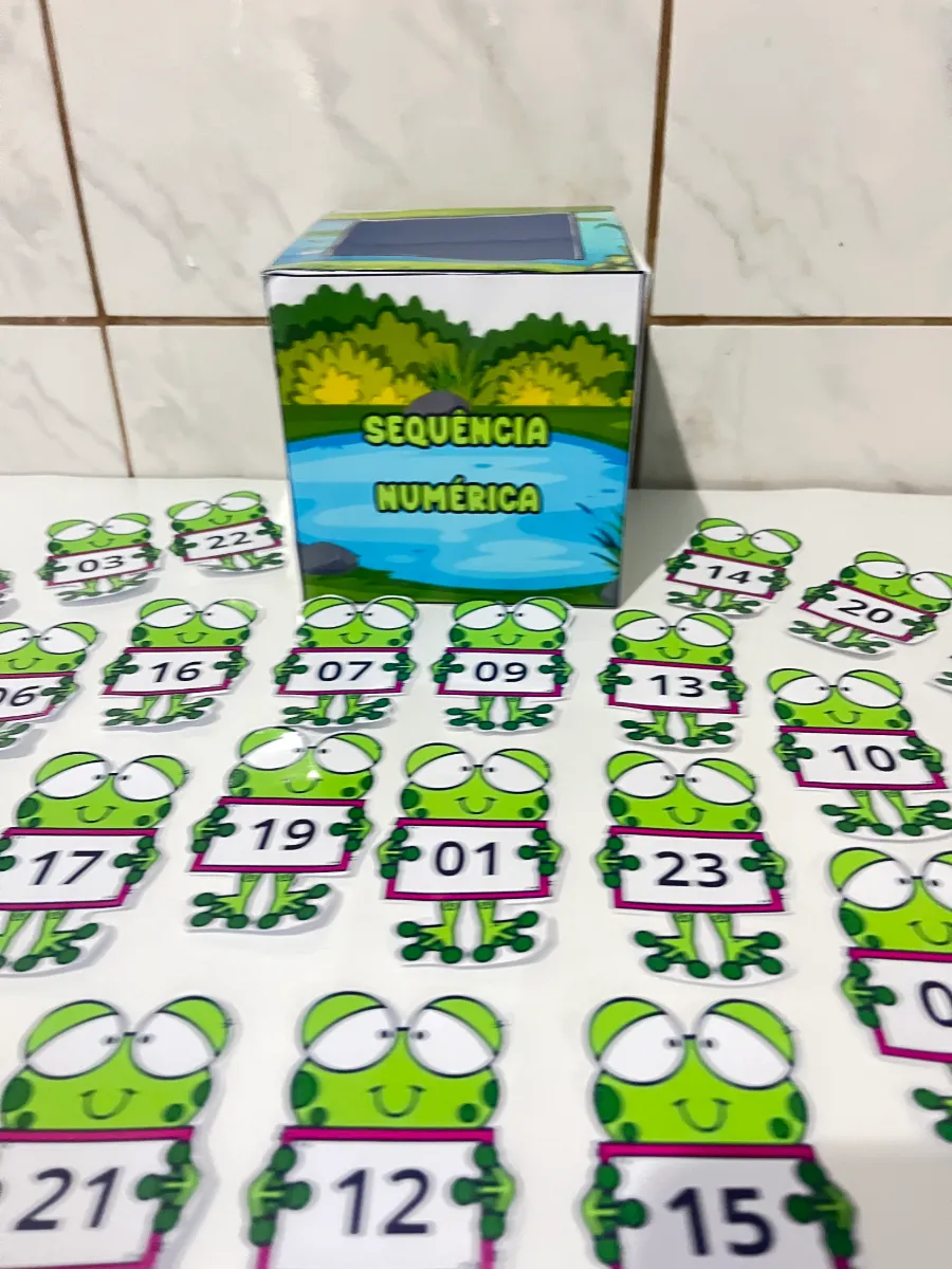 Sequência Numérica com 200 Sapinhos – Números de 1 a 200 — amostra 3: 🎯 Possibilidades de uso