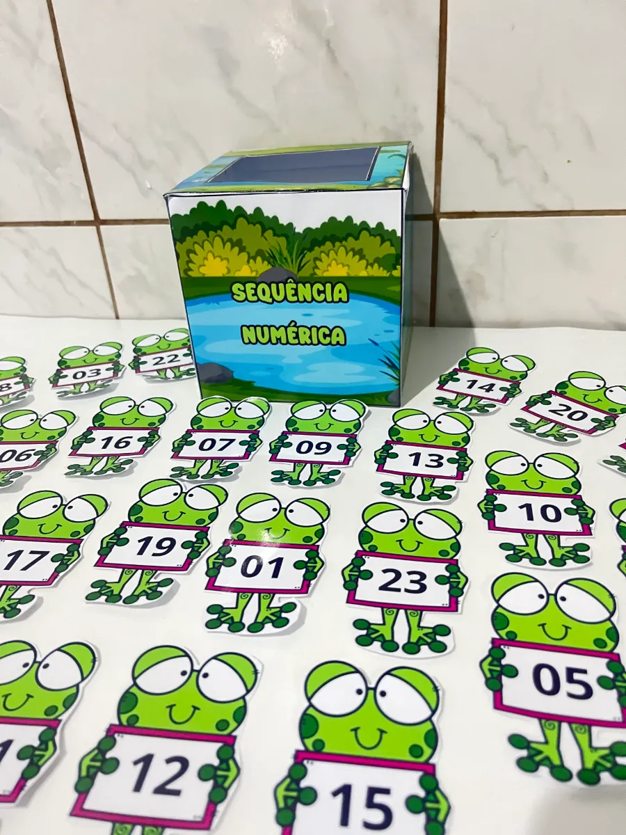 Sequência Numérica com 200 Sapinhos – Números de 1 a 200 — amostra 4: 🐸 Contagem oral e reconhecimento dos números 🐸…