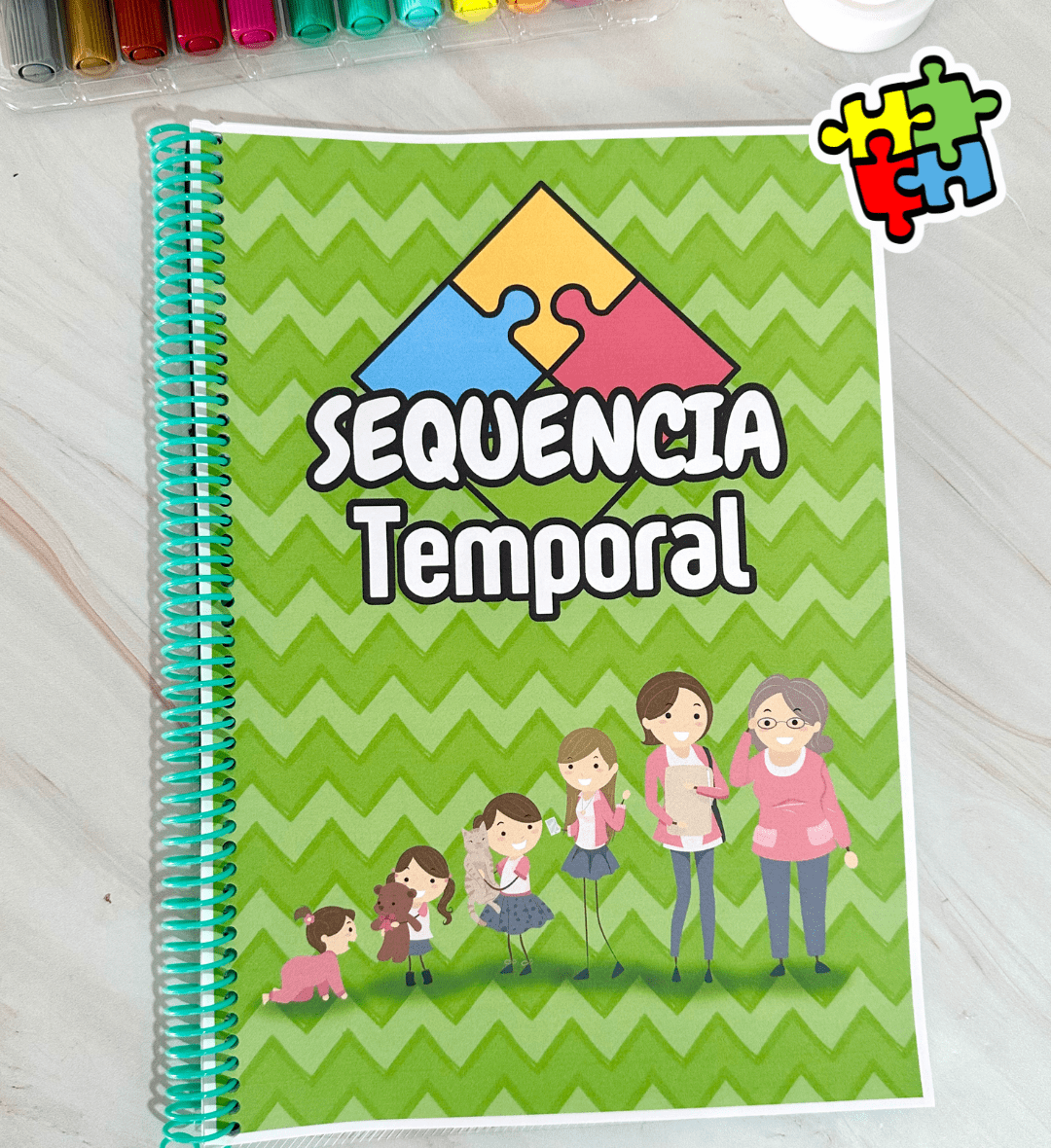 Sequência Temporal: Ciclo da Vida em PDF para Imprimir — capa do material