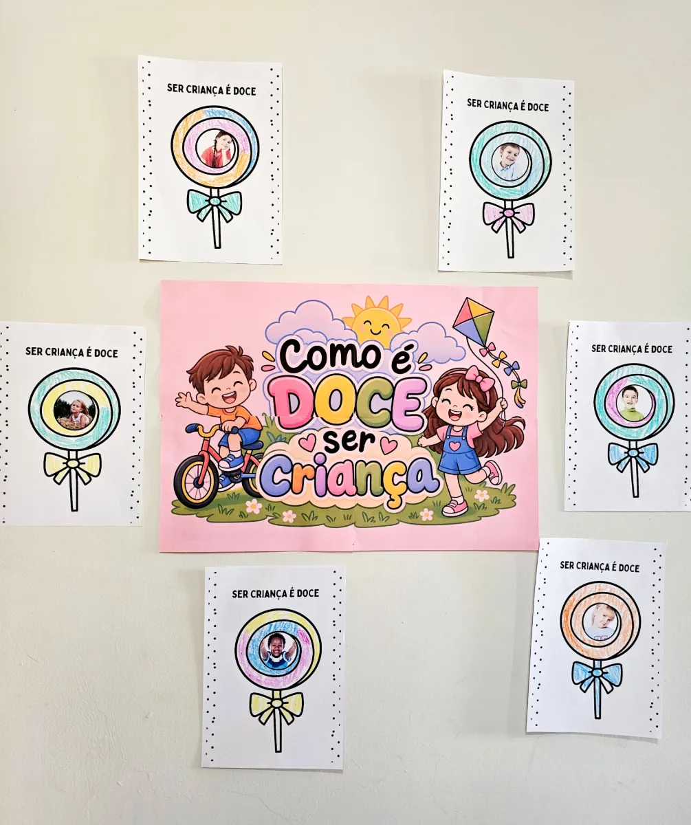 🍬 SER CRIANÇA É DOCE! Uma lembrança açucarada de amor! 💖 — amostra 1: 🌈🍭 Transforme o Dia das Crianças em um momento…