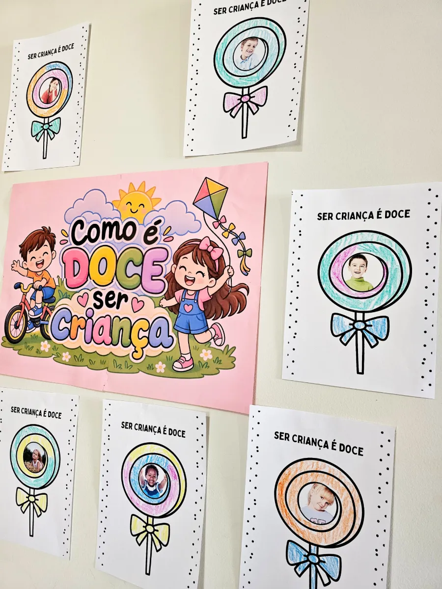 🍬 SER CRIANÇA É DOCE! Uma lembrança açucarada de amor! 💖 — amostra 2: 🌈🍭 Transforme o Dia das Crianças em um momento…