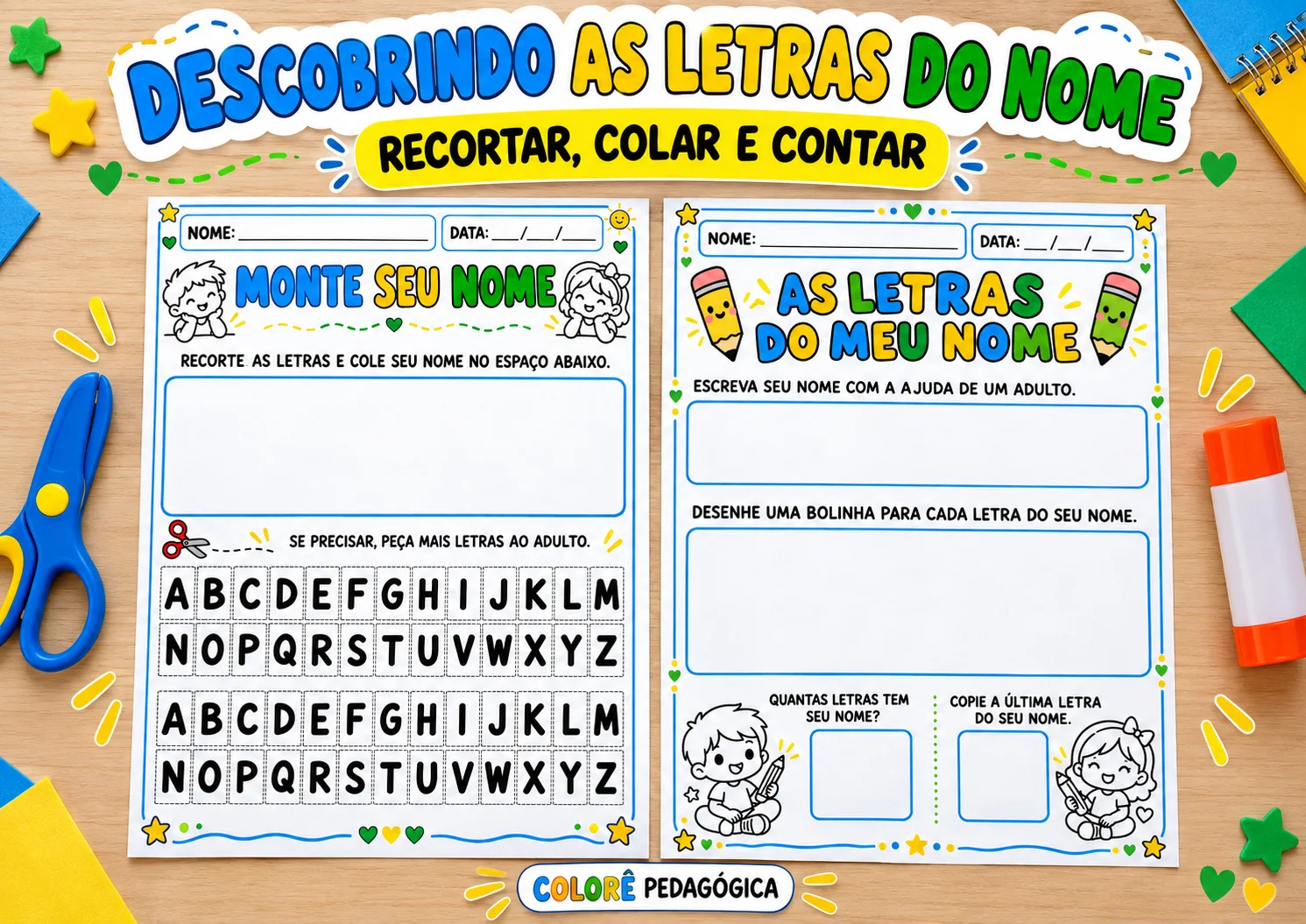 Série Meu Nome é Especial | 5 Atividades para Educação Infantil — amostra 4: Valorize a identidade das crianças com 5…