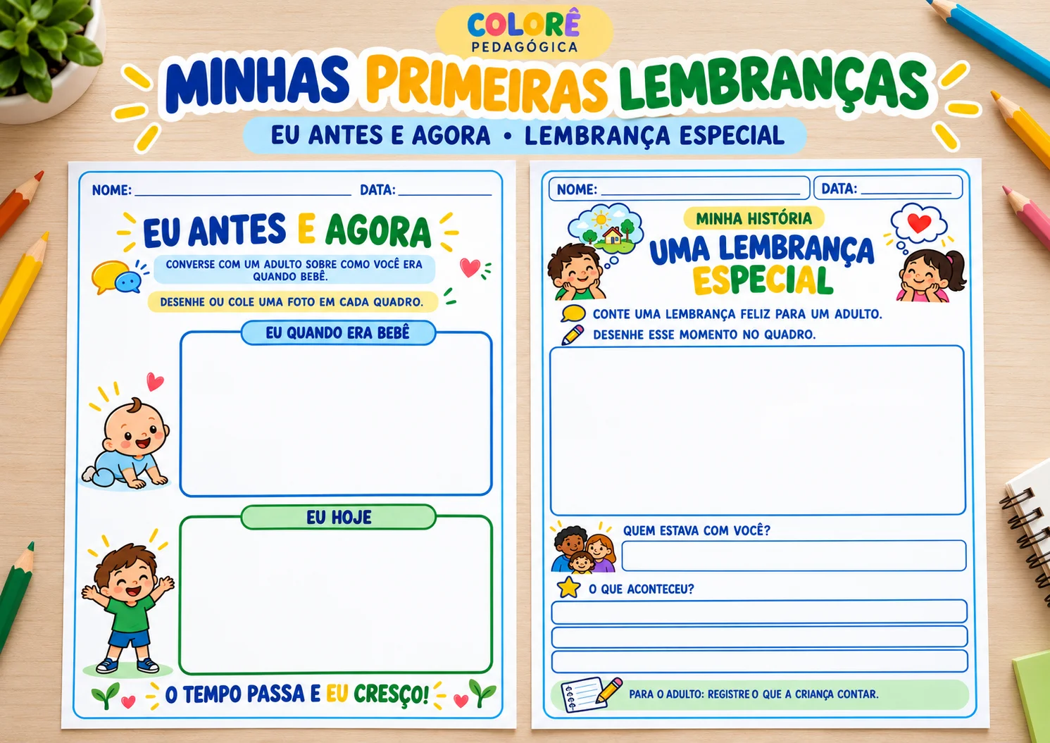 Série Minha História | 5 Atividades para Educação Infantil — amostra 1: A série Minha História, da Colorê Pedagógica, reúne…